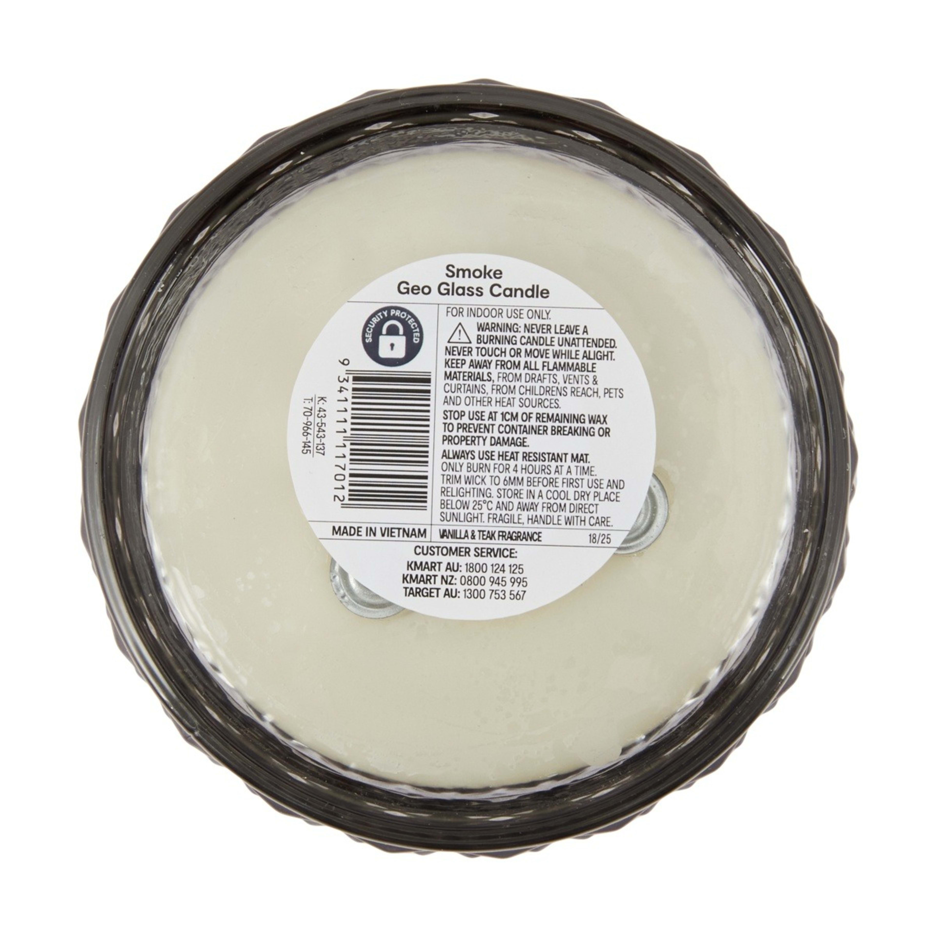 5 Smoke Geo Glass Candle, 5 of 5