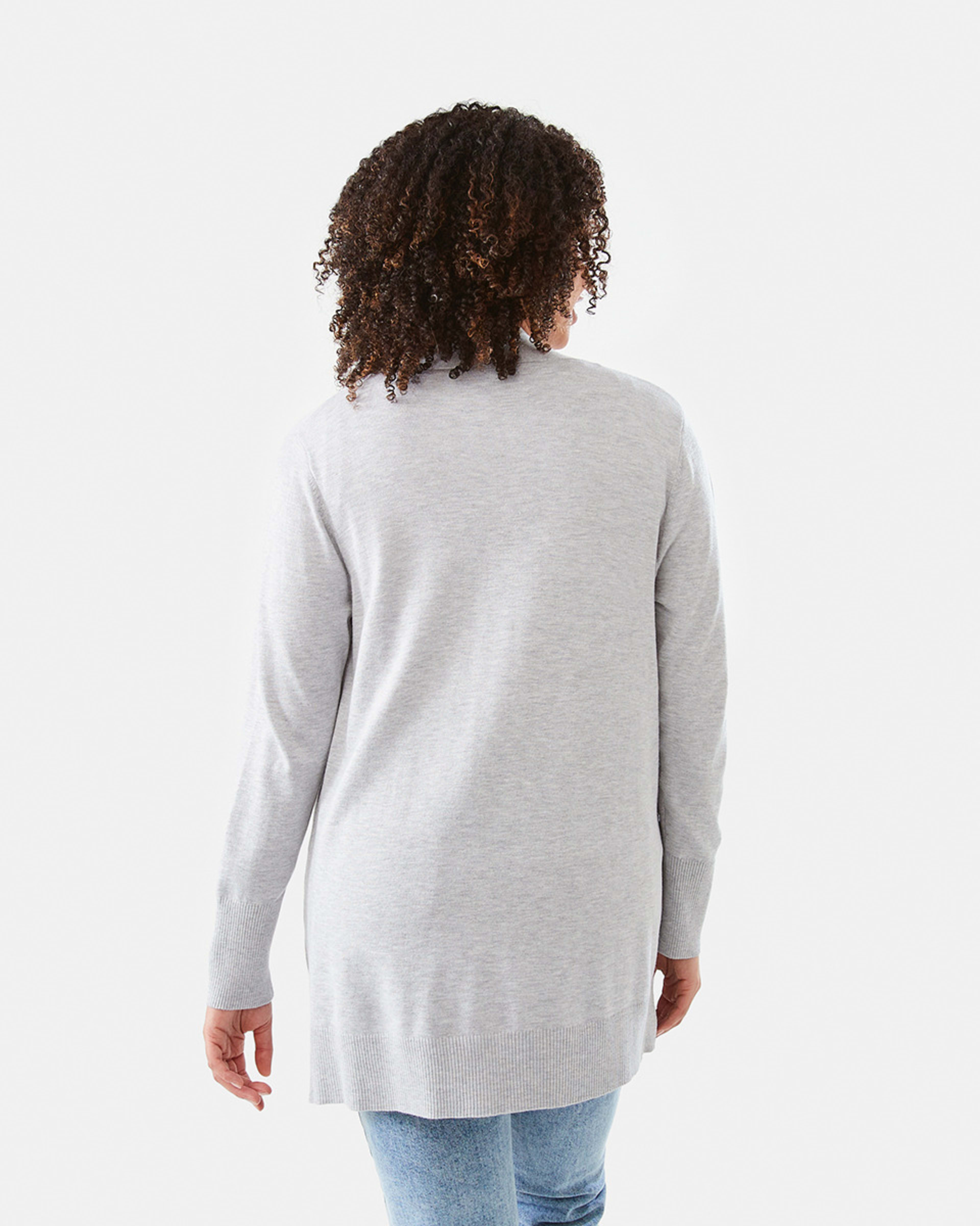 3 Edge to Edge Cardigan Grey Mrl, 3 of 6