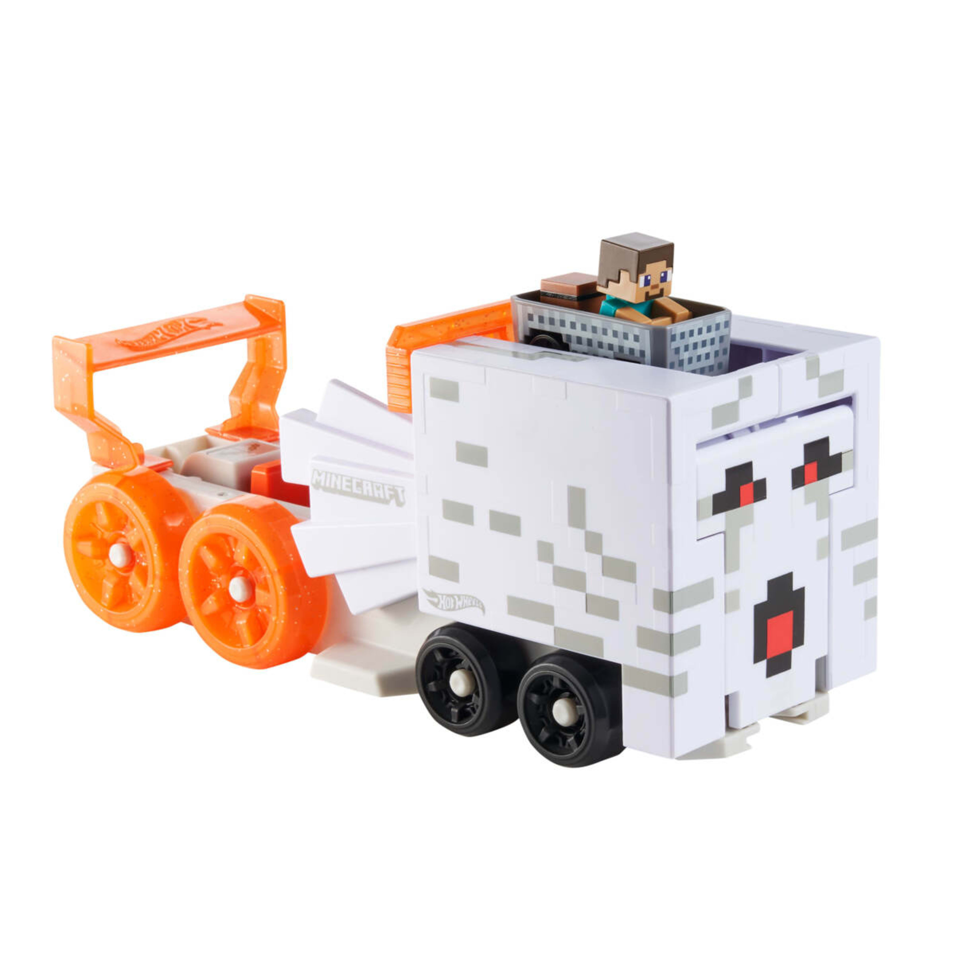2 Hot Wheels RacerVerse Minecraft Ghast Launcher, 2 of 3