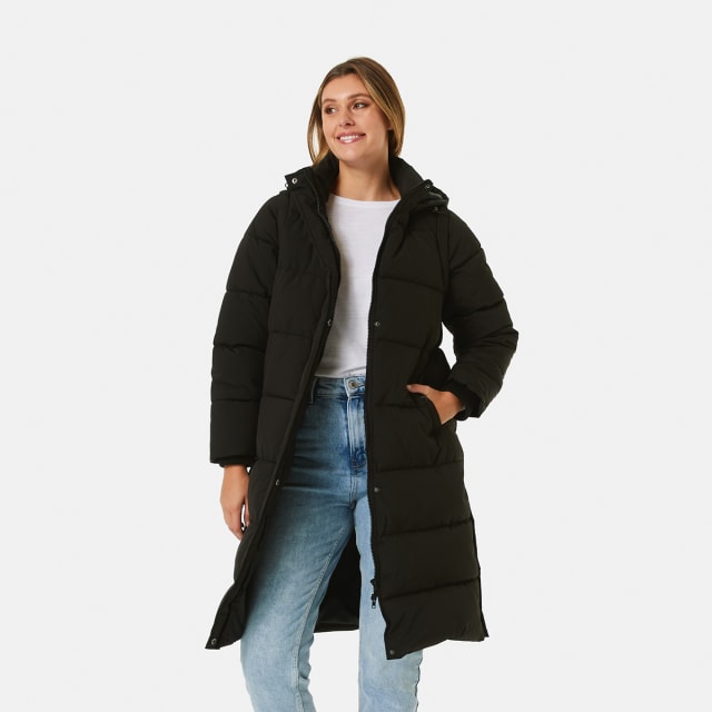 Hybrid Longline Puffer Jacket Kmart