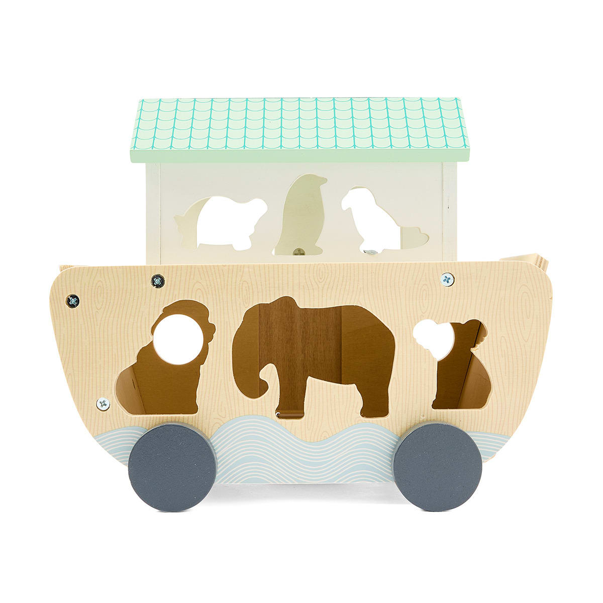 Wooden Animal Boat Kmart NZ