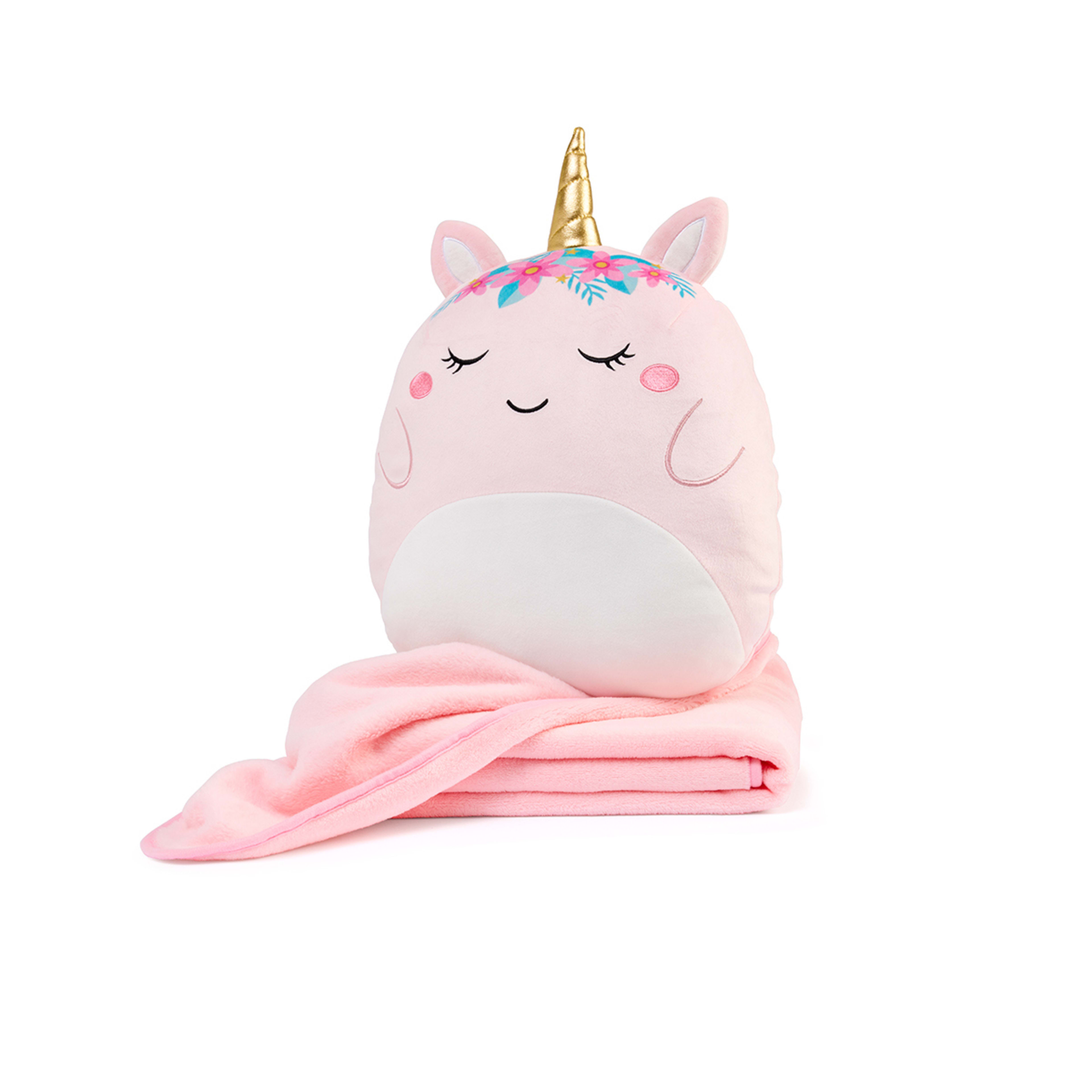 2in1 Unicorn Travel Blanket and Pillow Kmart