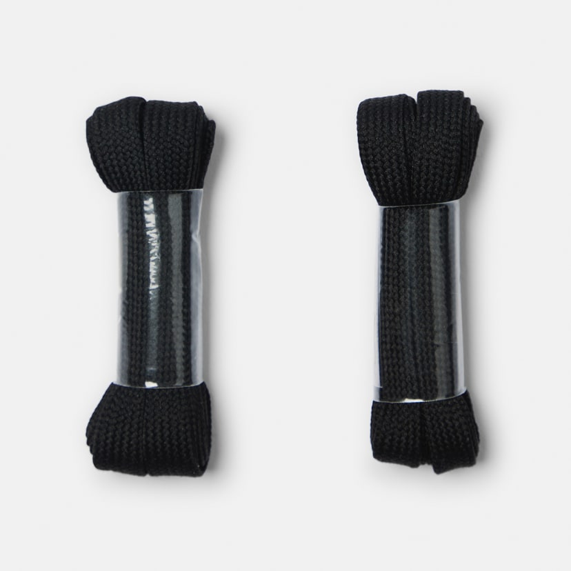 2 Pack Flat Laces Black Kmart