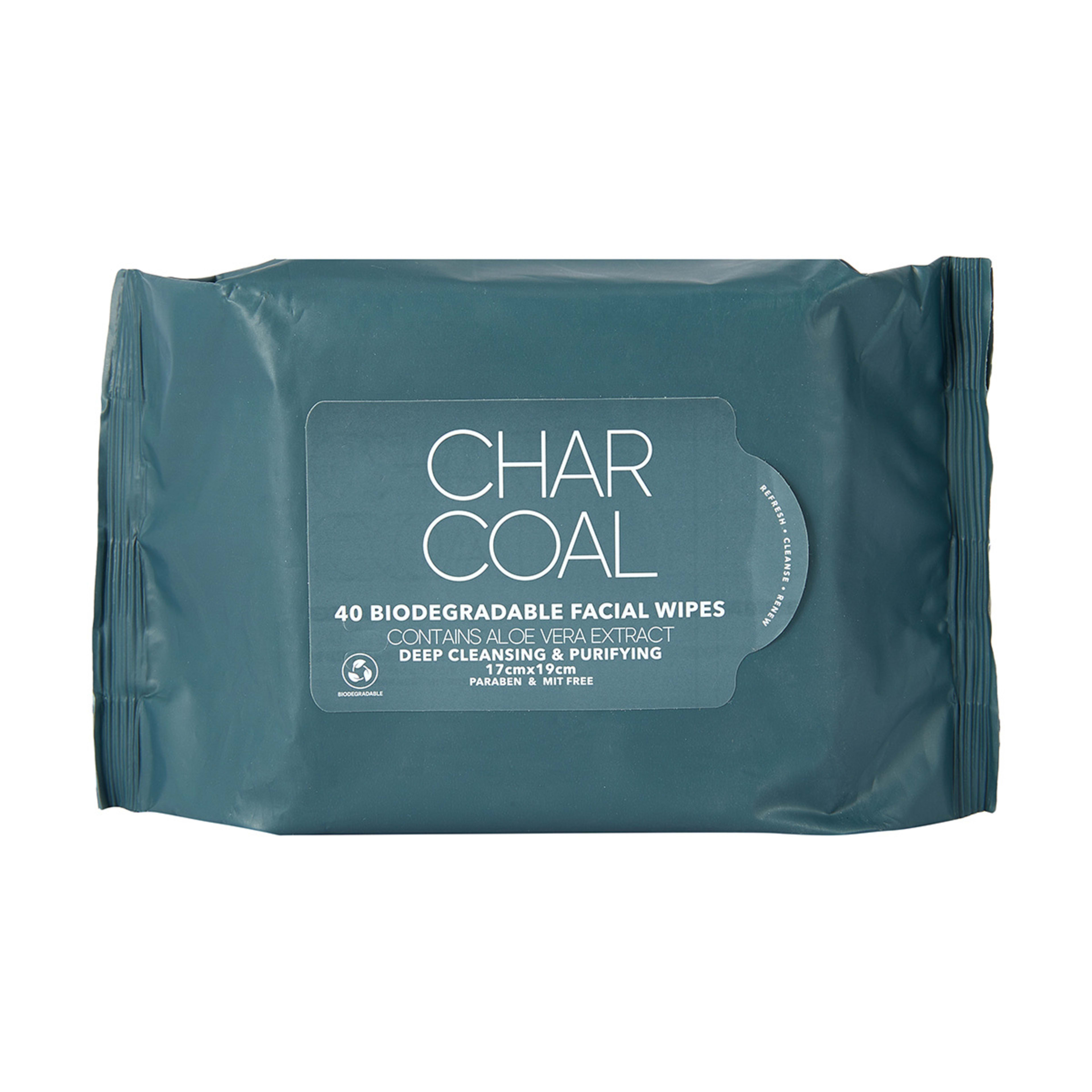 40 Pack Deep Cleansing & Purifying Biodegradable Facial Wipes