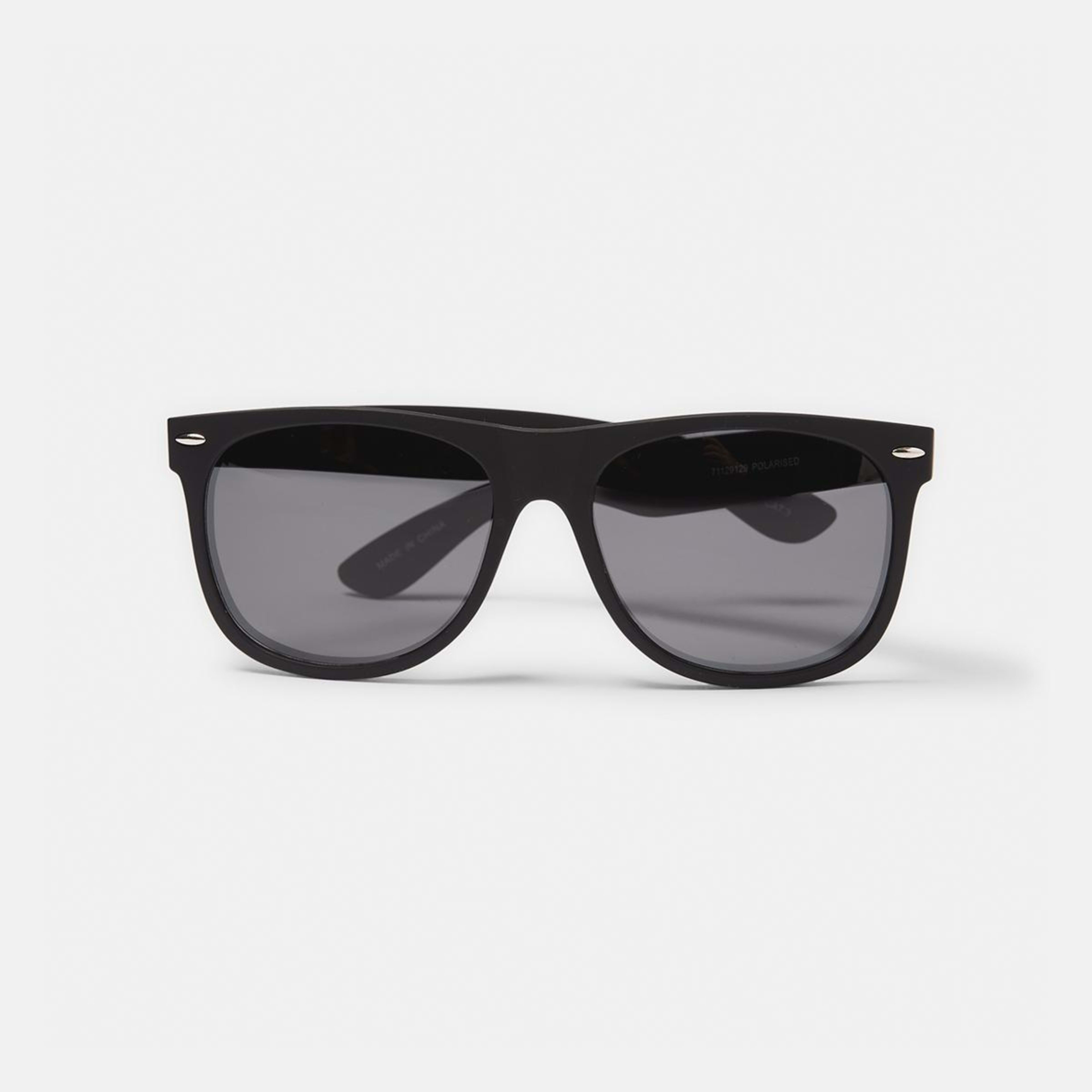 1 Polarised D Frame Sunglasses Black, 1 of 6
