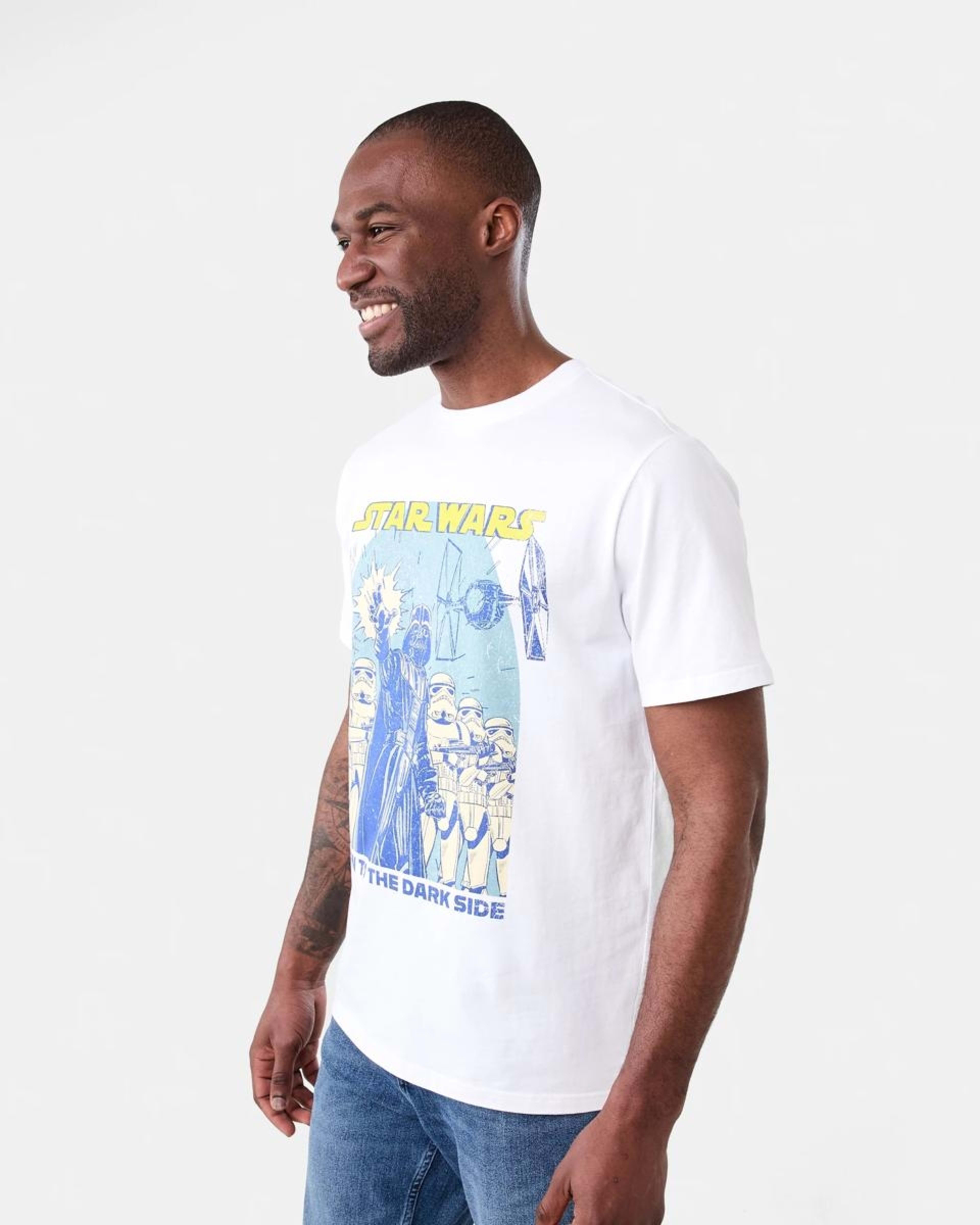 2 Star Wars License T-shirt White, 2 of 6