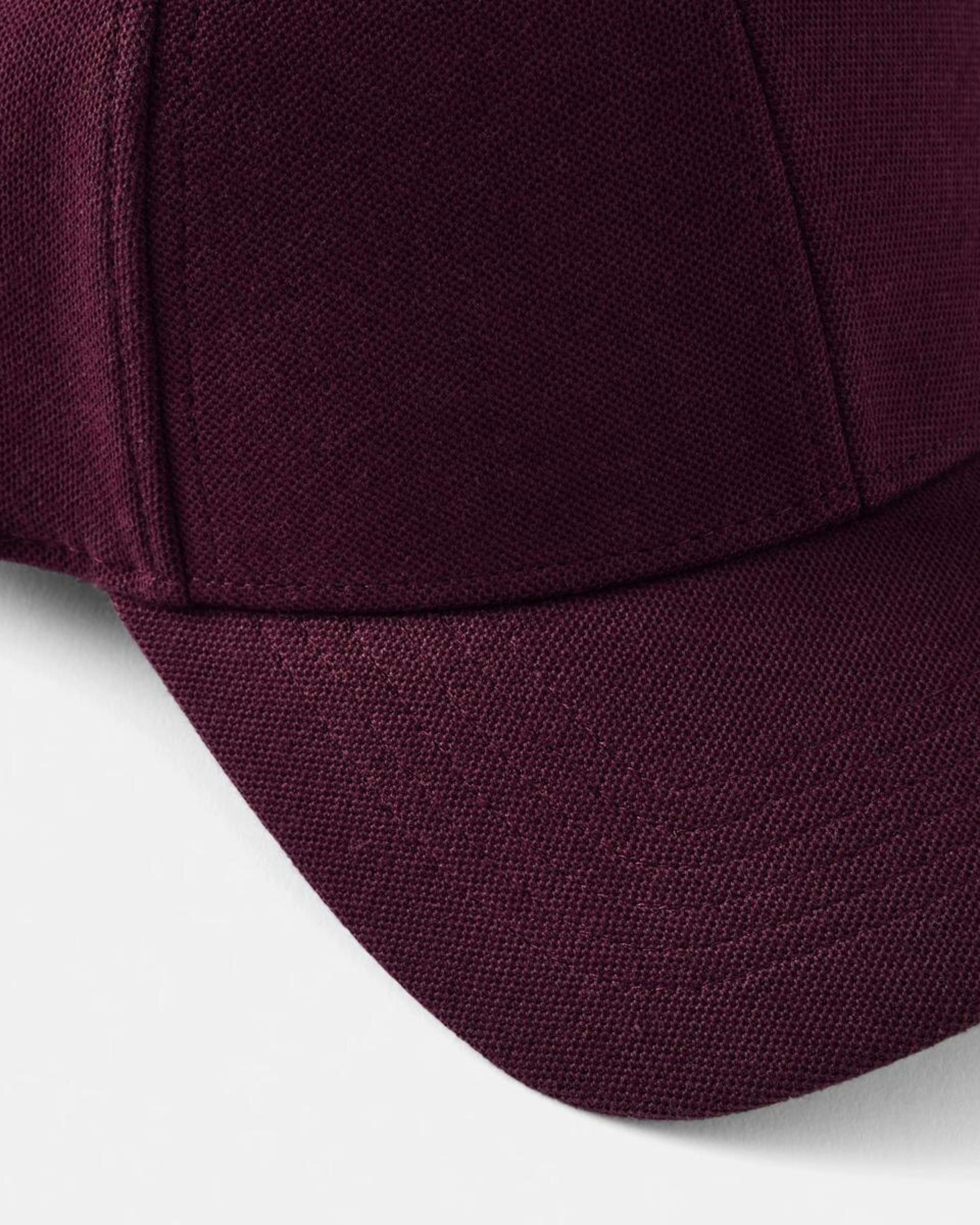 3 Ponytail Cap RICH BURGUNDY, 3 of 3