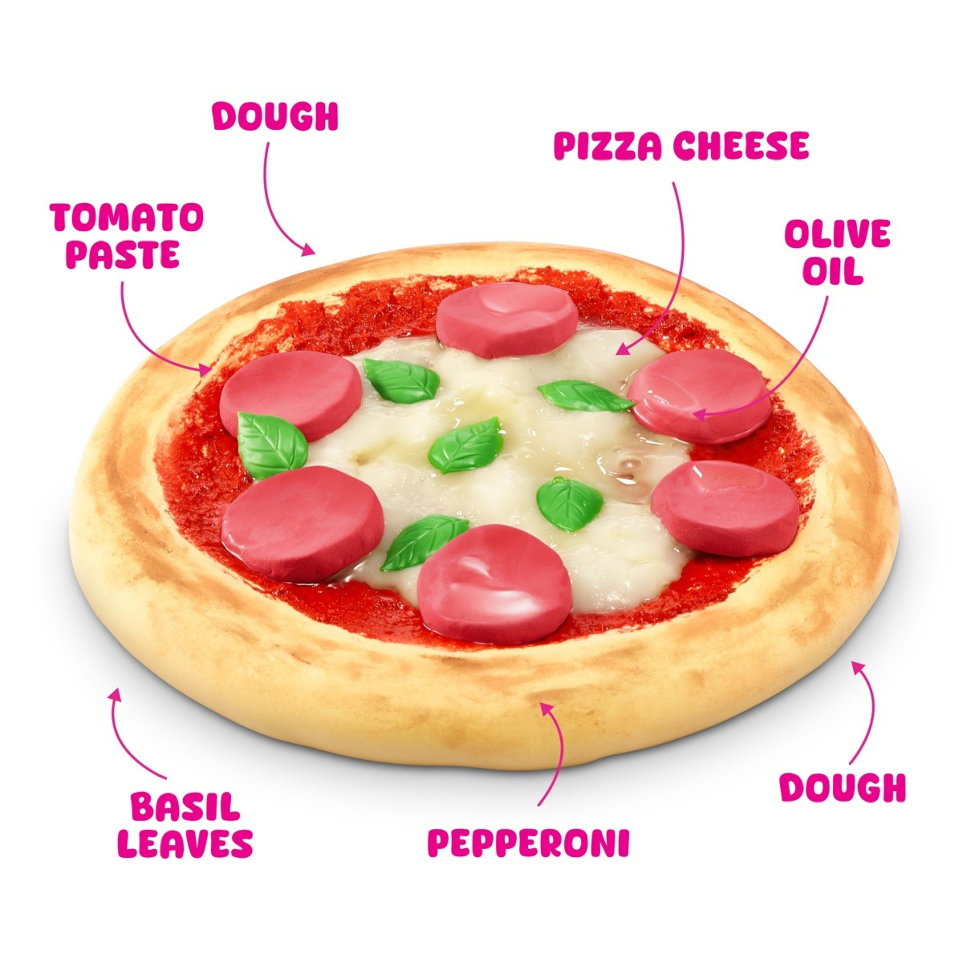 4 13 Piece Zuru Slime Mart Make Your Own Realistic Slime Food Playset - Pizza, 4 of 8