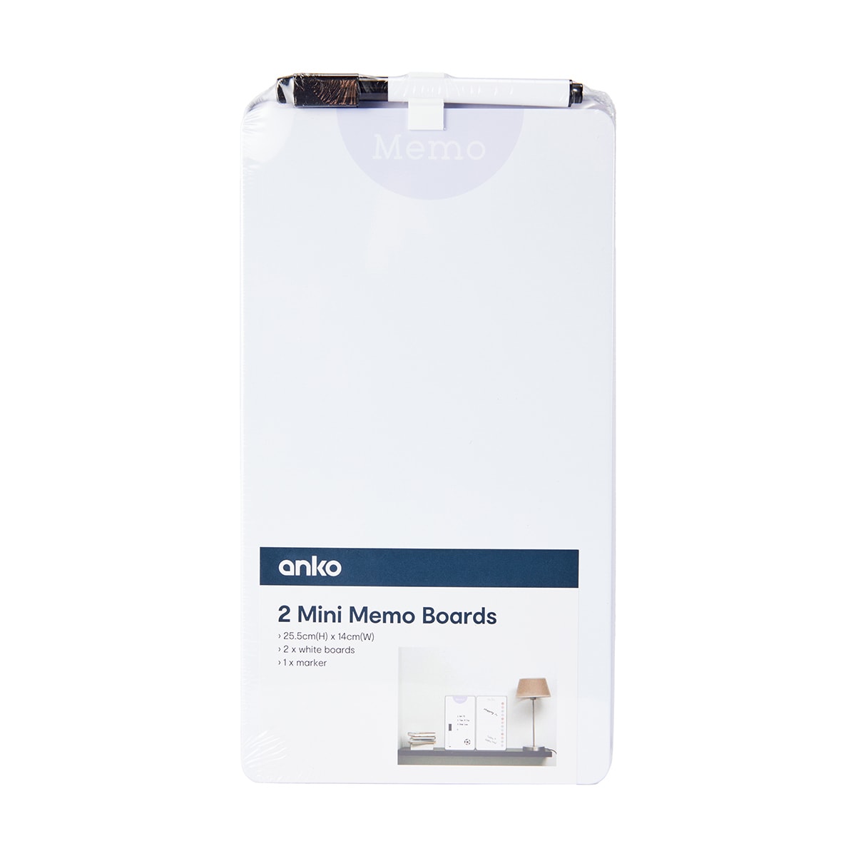 2 Pack Mini Memo Boards Kmart NZ