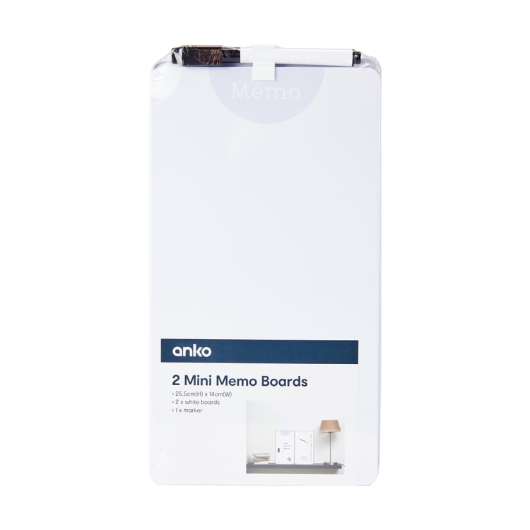 2 Pack Mini Memo Boards Kmart