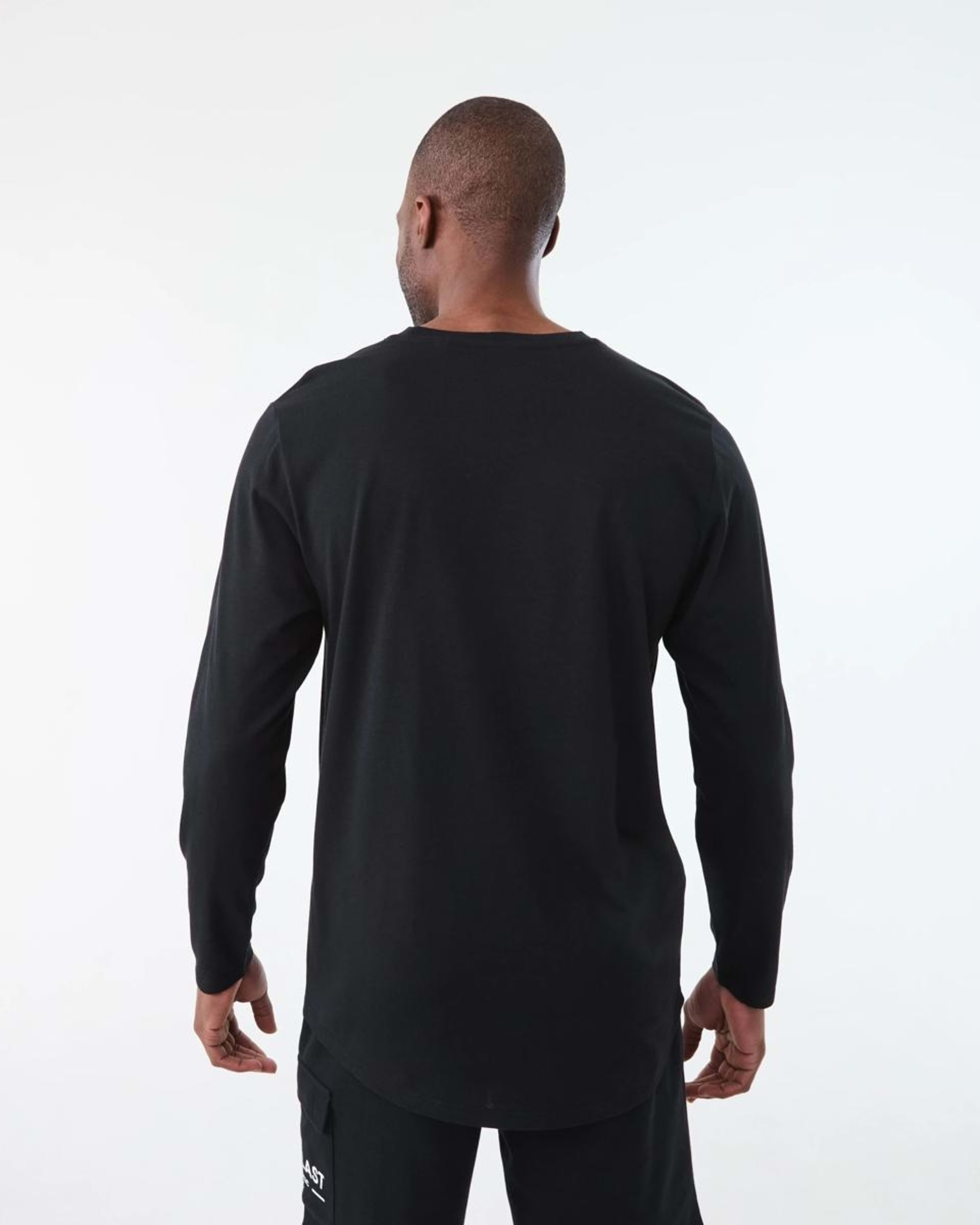 3 Everlast Mens Relaxed Printed Long Sleeve T-shirt EVERLAST BLACK, 3 of 6