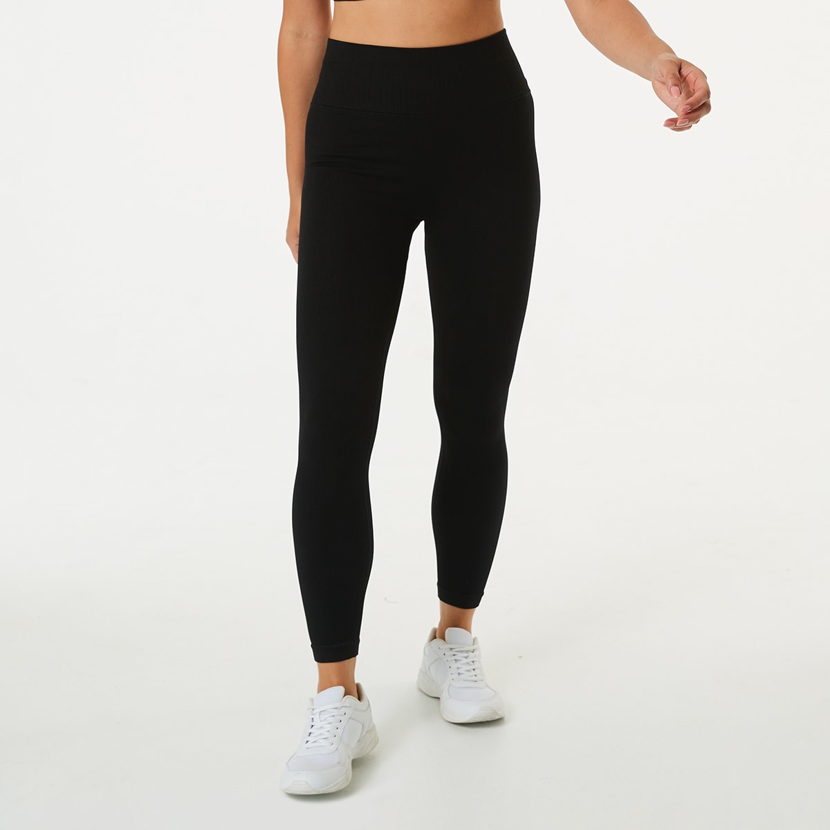 Active Womens Seamfree Rib Studio Leggings Kmart