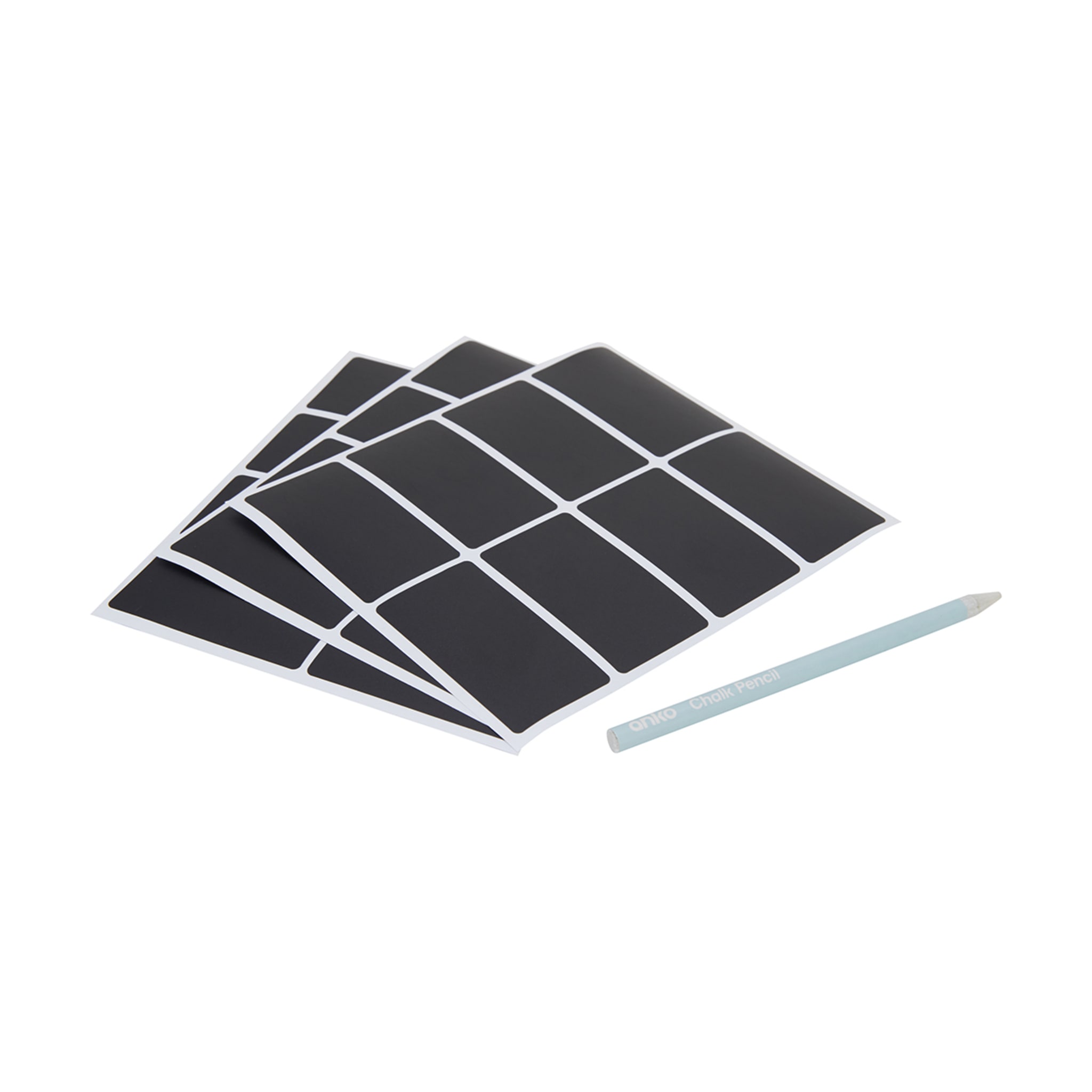 Chalkboard Labels with Chalk Pencil Kmart