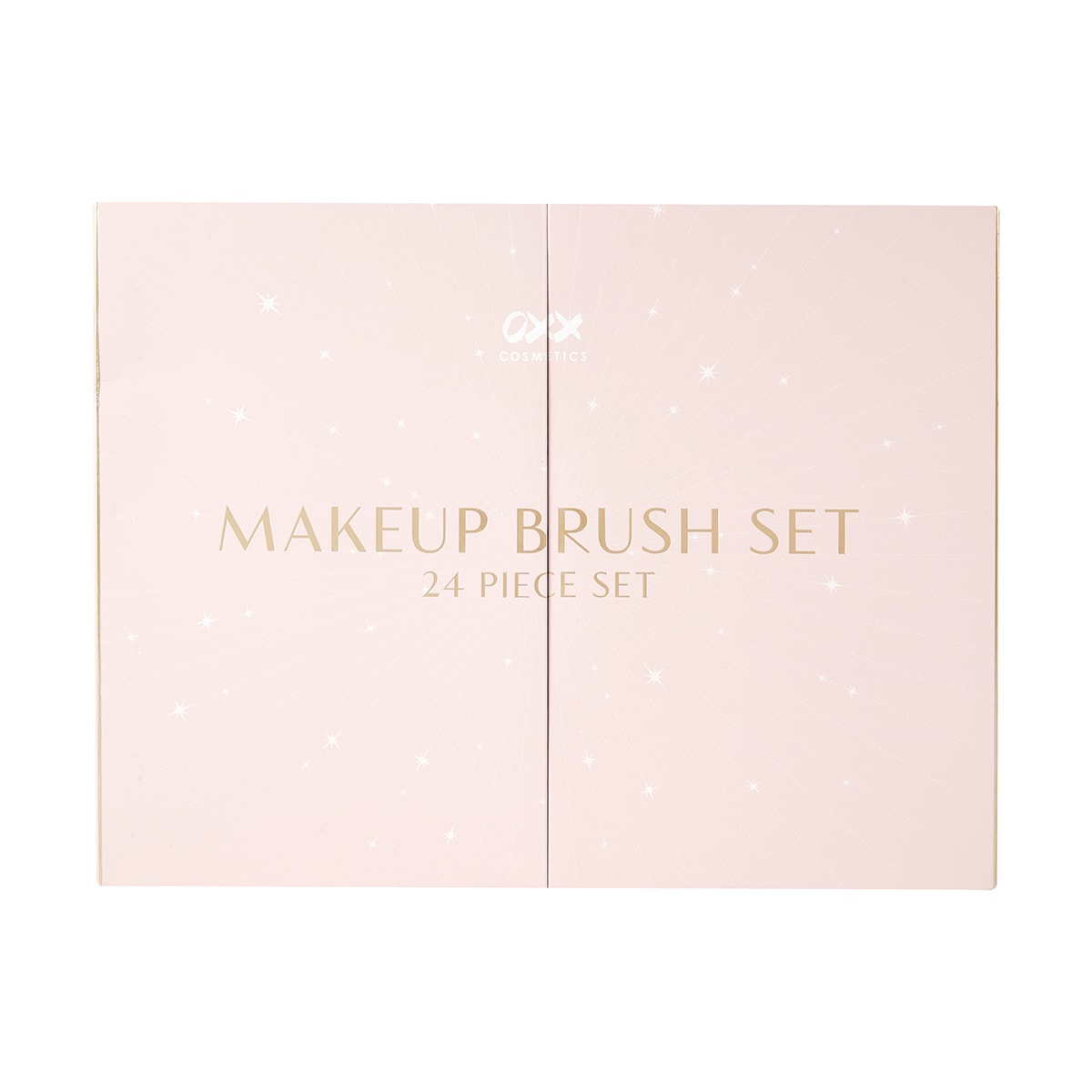 OXX Cosmetics 24 Piece Makeup Brush Set and Travel Case Soft Glam Kmart