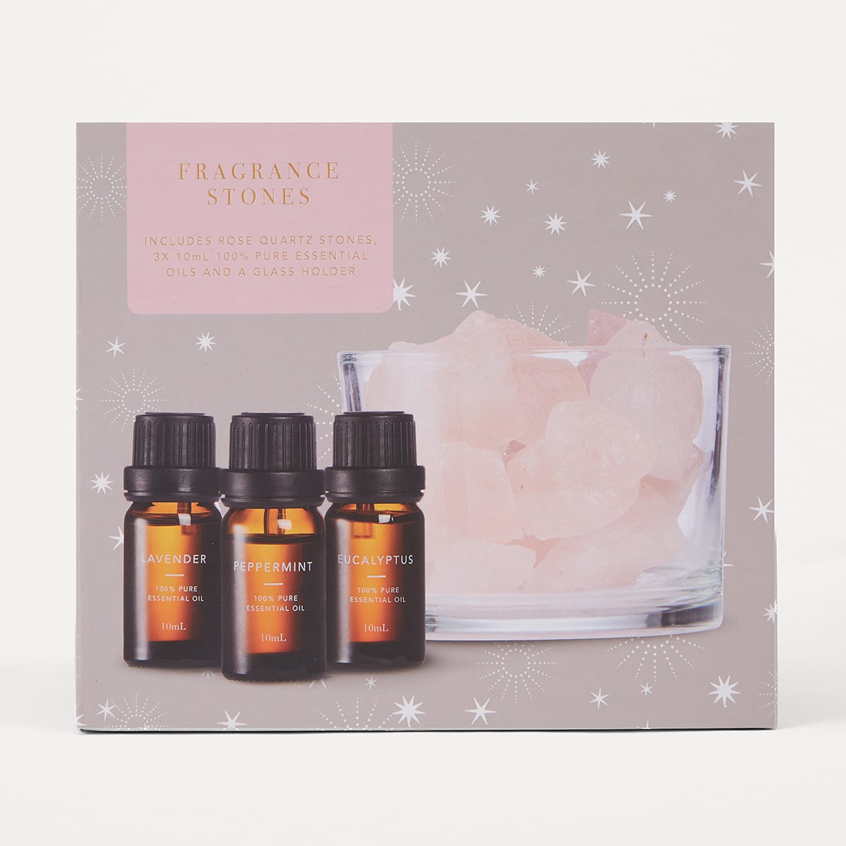 Fragrance Stones & Essential Oils Set Kmart