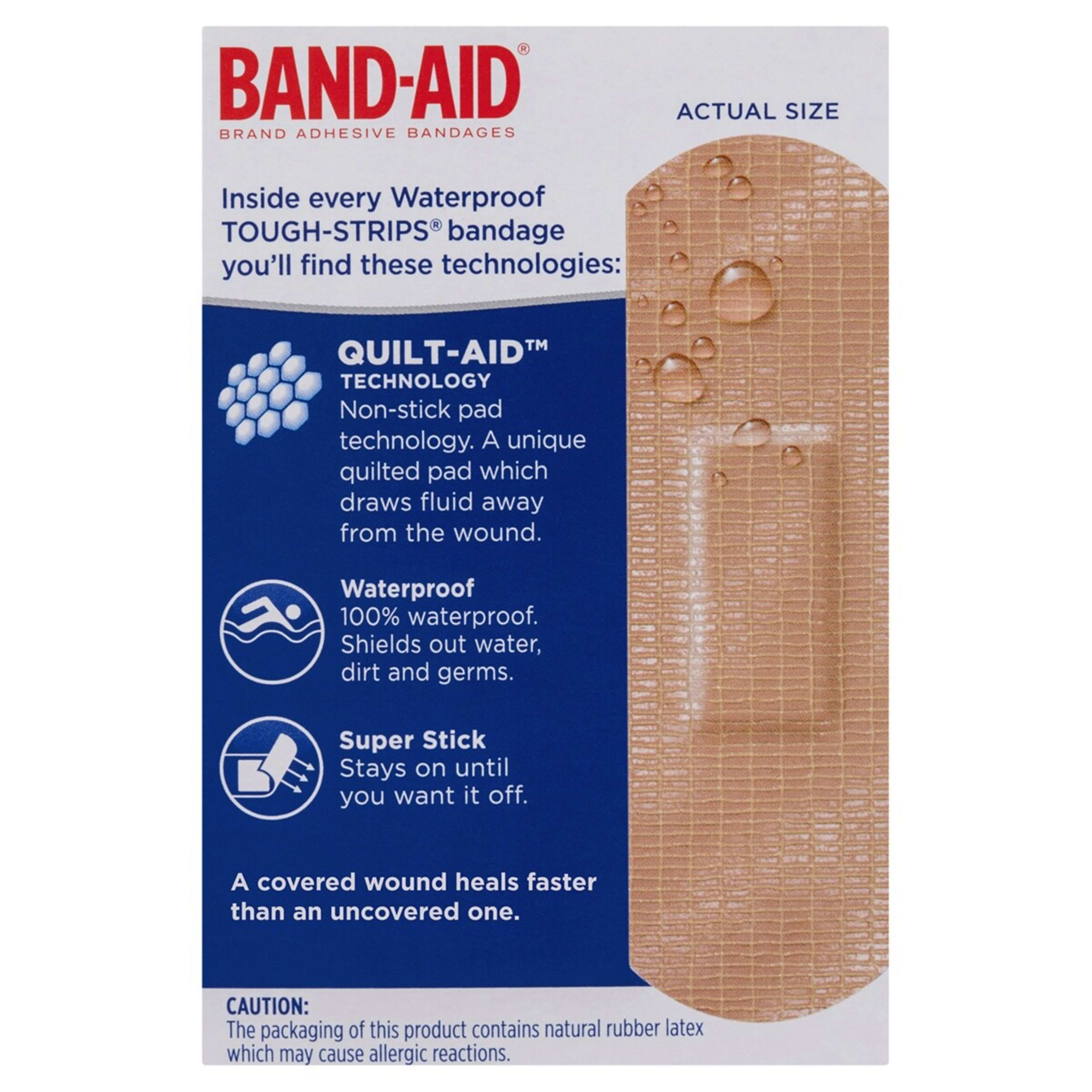 3 20 Pack Band-Aid Waterproof Tough-Strips, 3 of 5