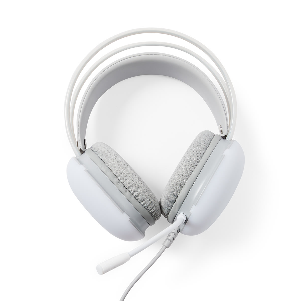 Gaming RGB Glow Headset White Kmart