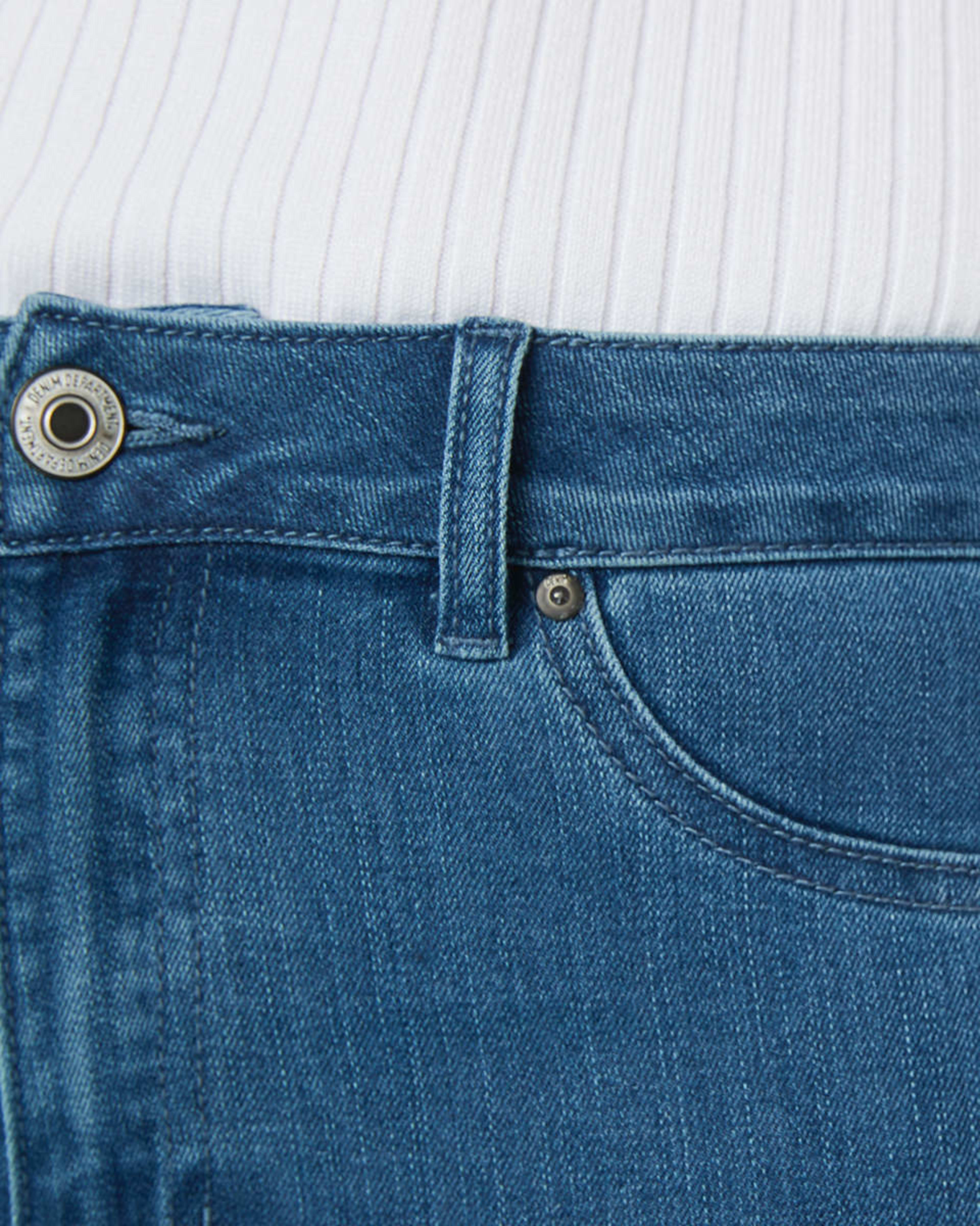 4 High Rise Ankle Length Skinny Jeans Mid Wsh, 4 of 4