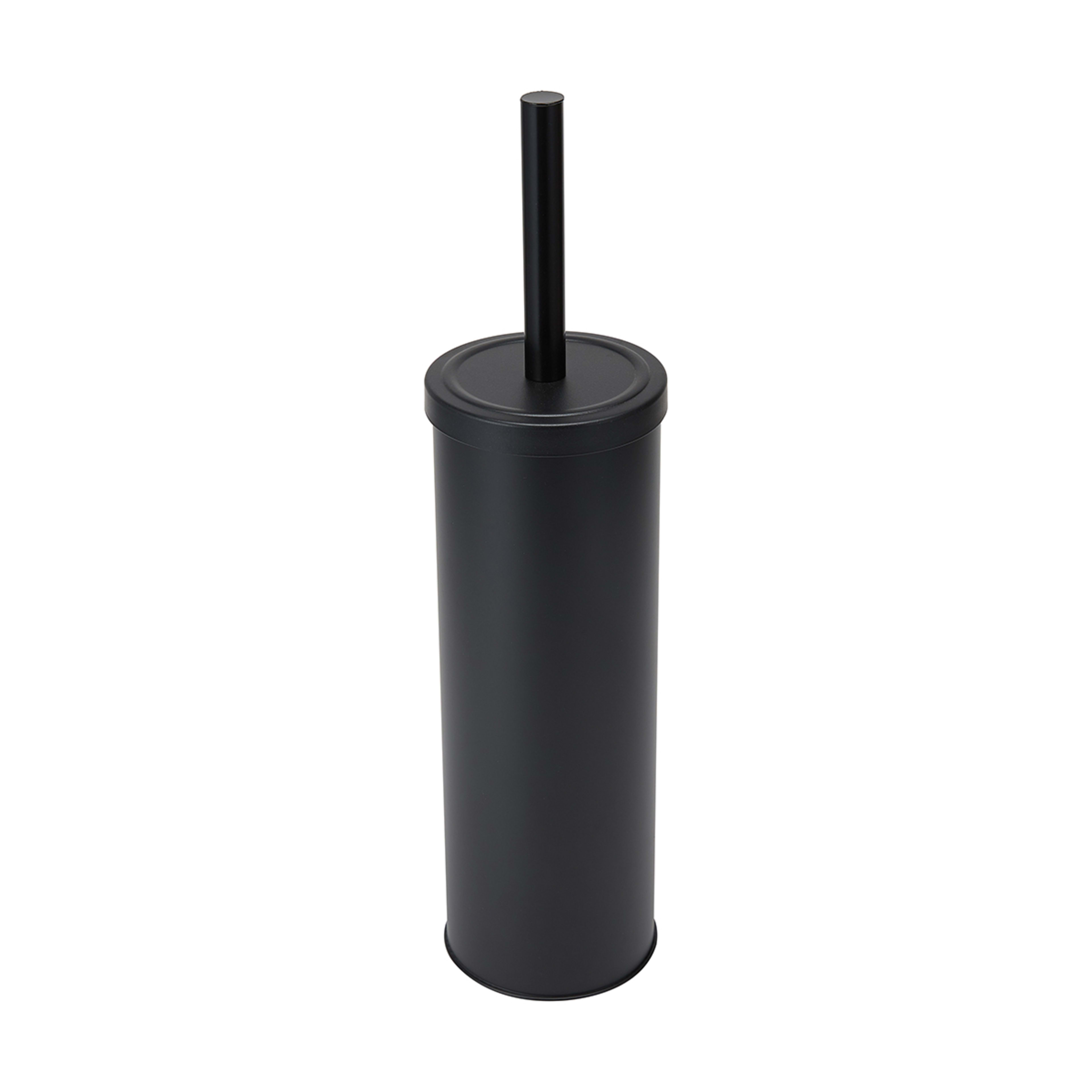 3 Toilet Brush Set - Black, 3 of 9