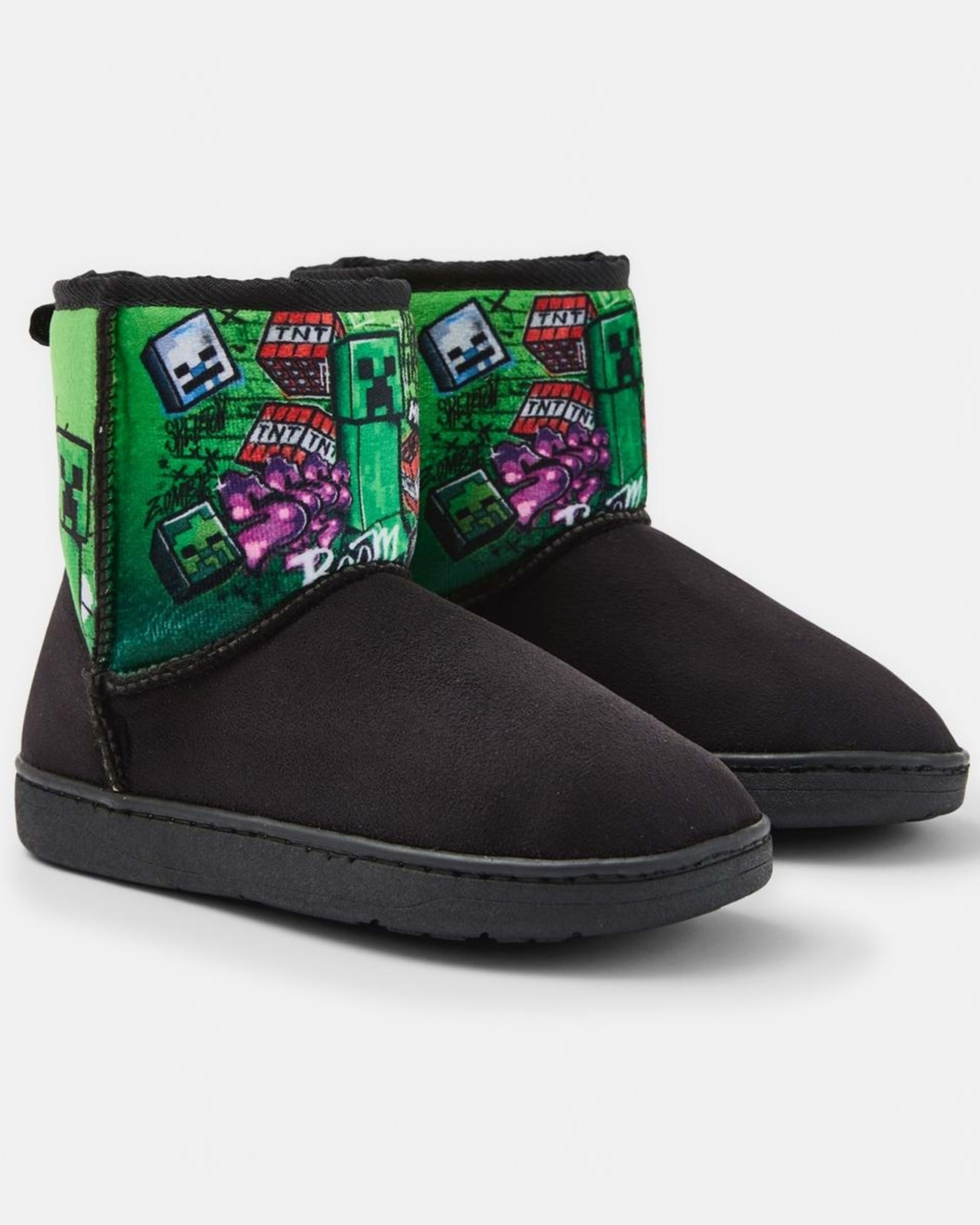 1 Senior Minecraft License Slipper Boots Minecraft Metro Art