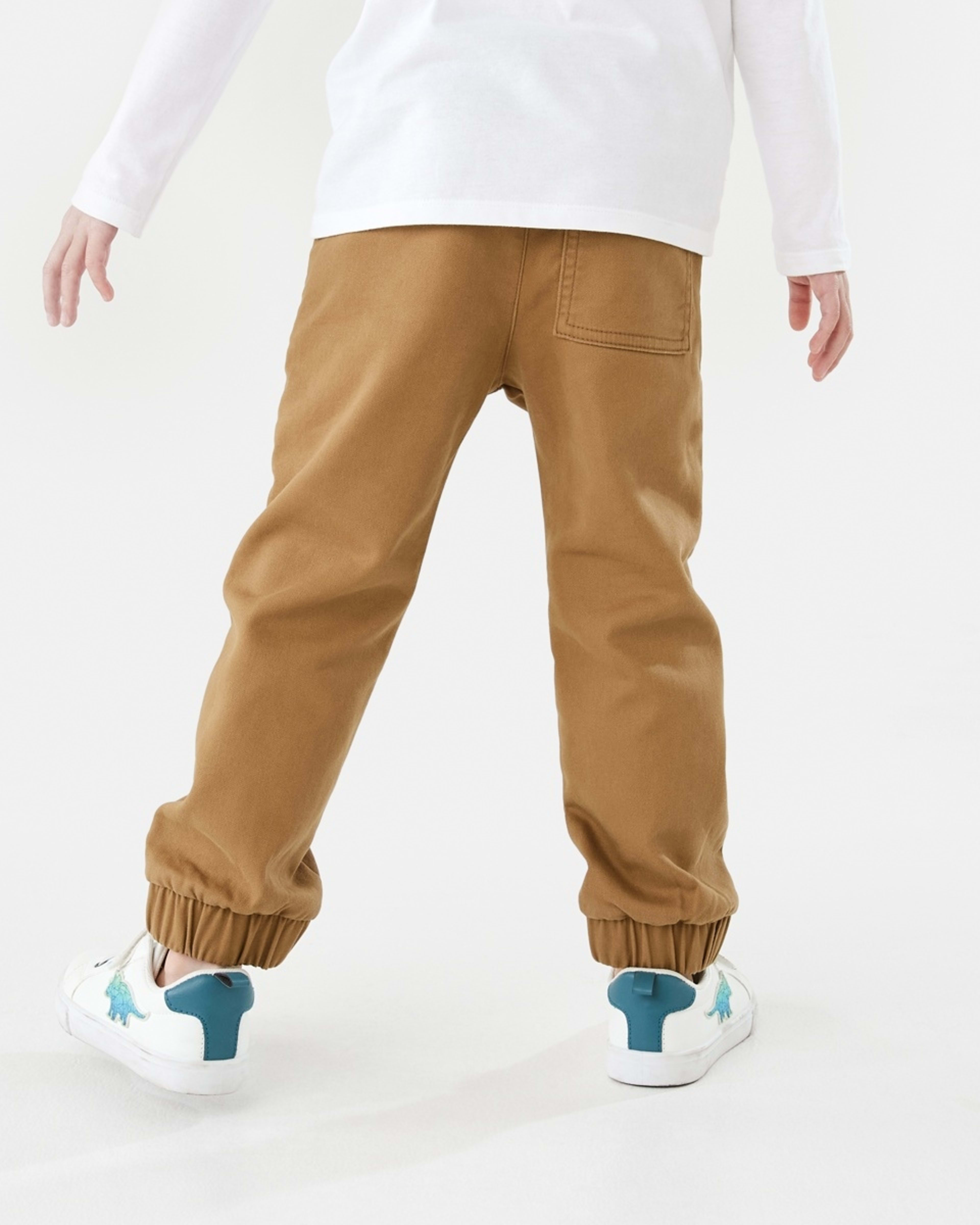 2 Pull-On Knit Joggers FOXTROT BROWN, 2 of 8