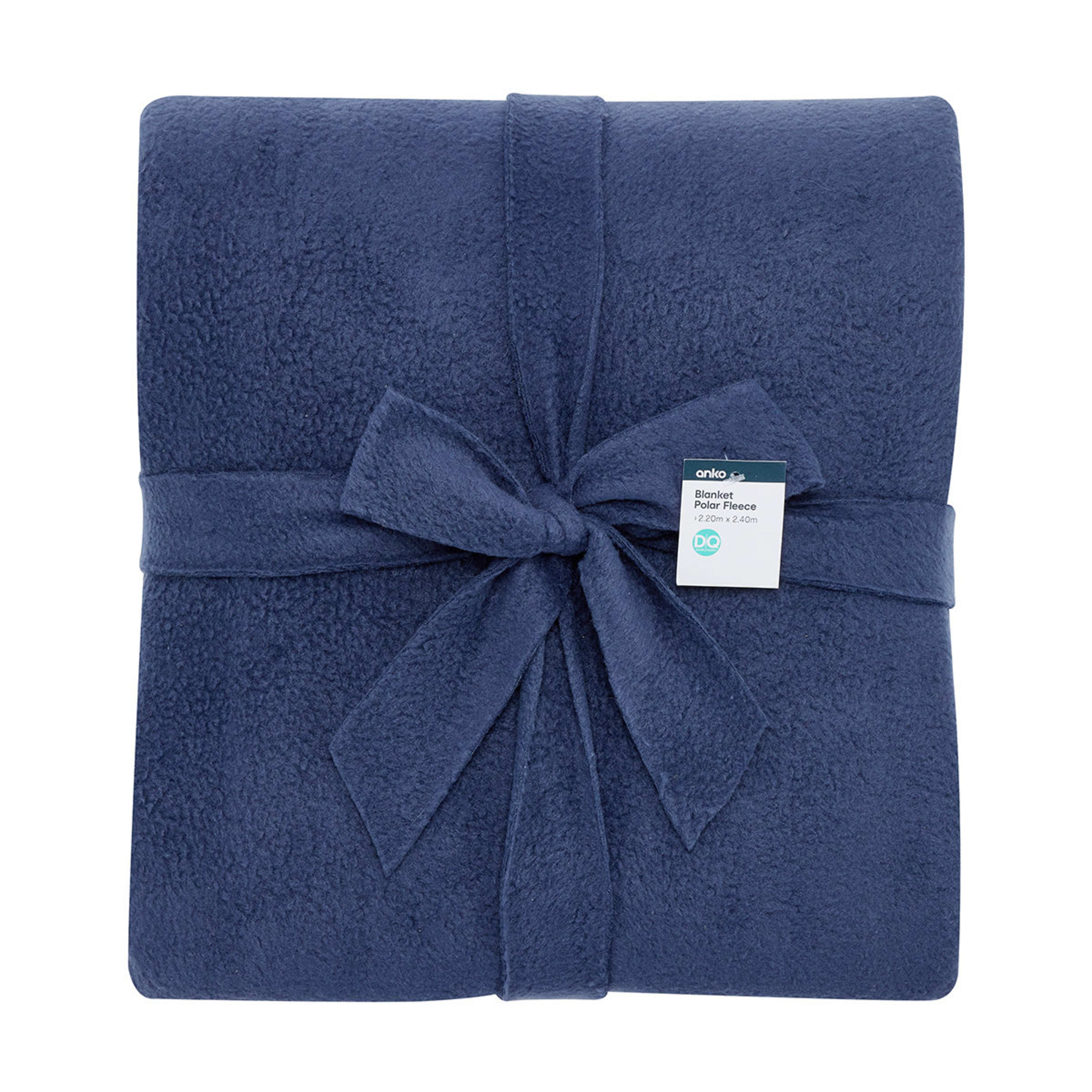 7 Polar Fleece Blanket - Double/Queen Bed, Blue, 7 of 7