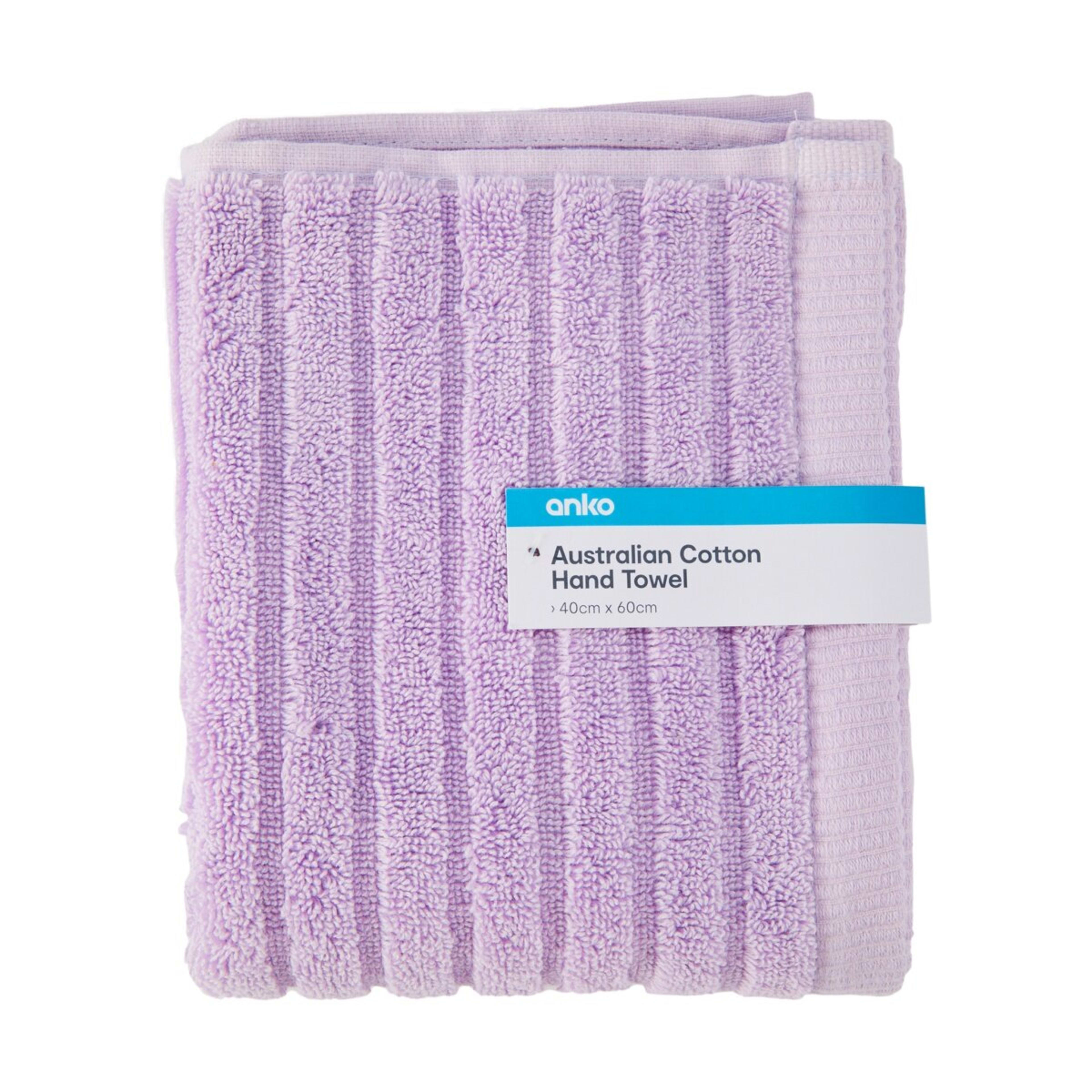 5 Australian Cotton Hand Towel - Lilac, 5 of 6
