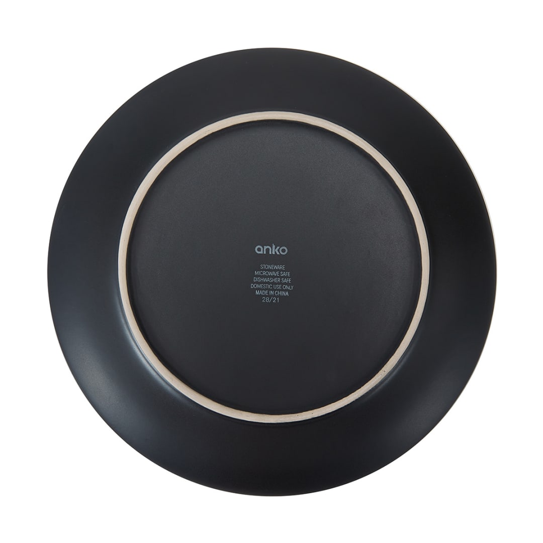Matte Black Dinner Plate Kmart