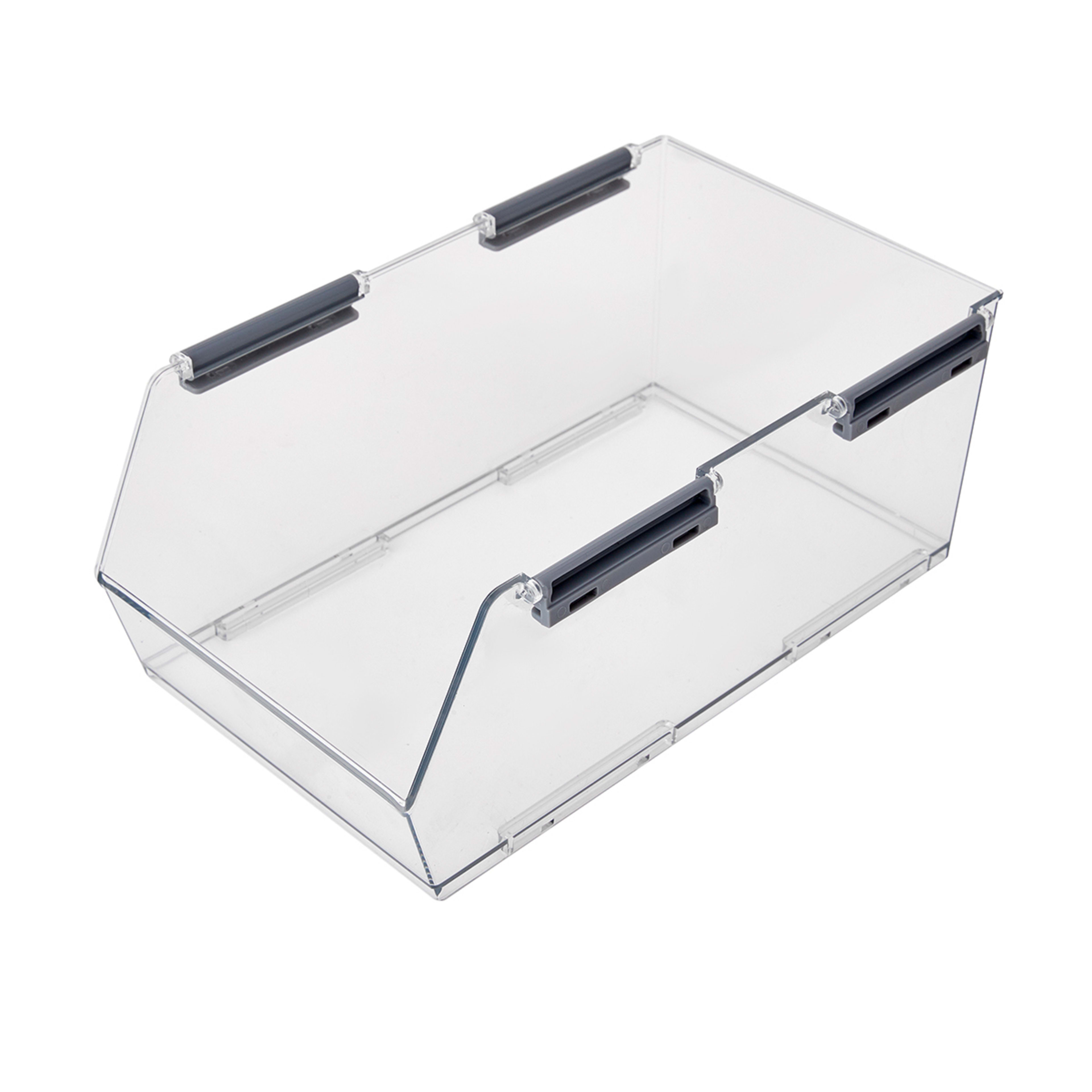 1 Large Clear Stackable Basket