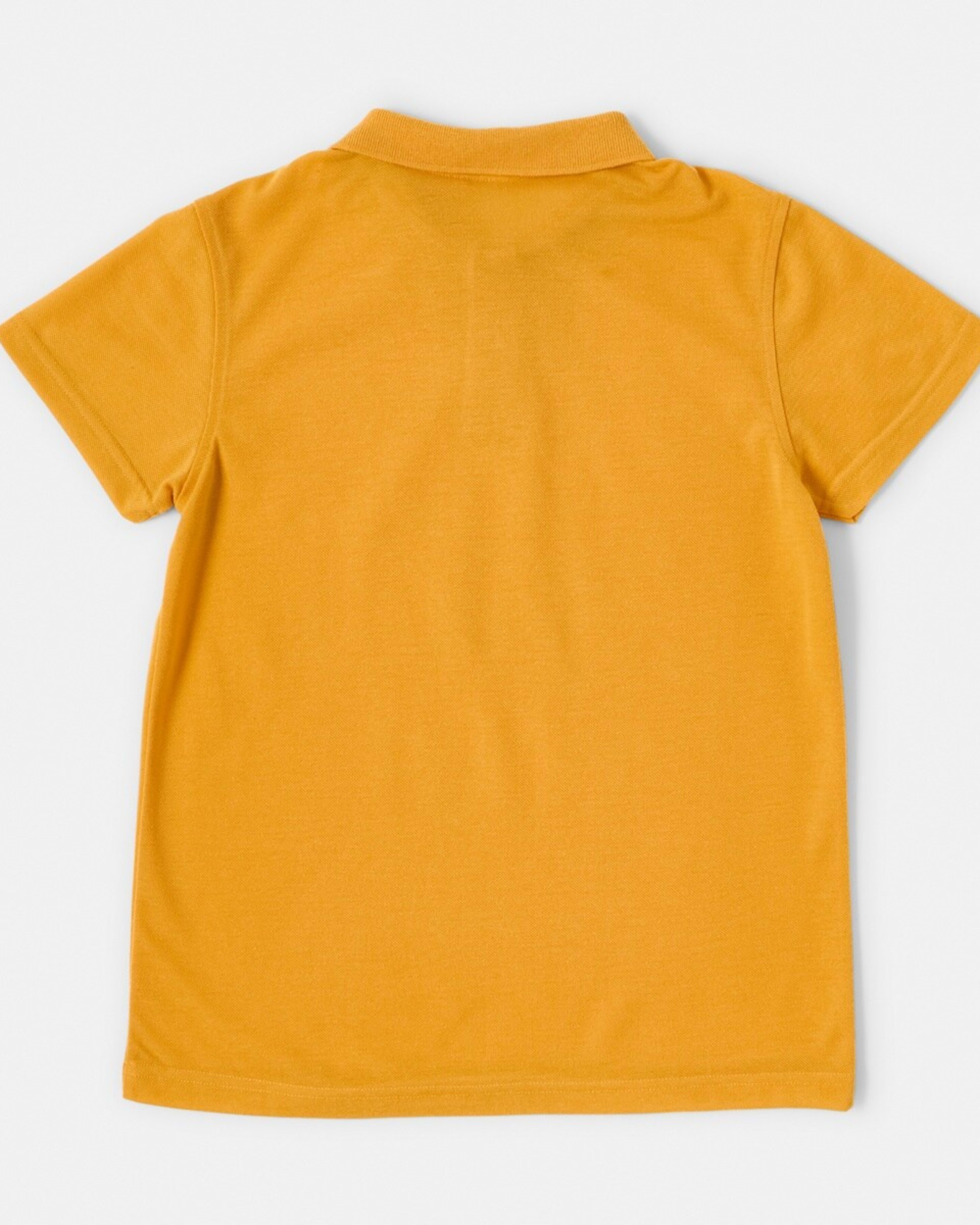 8 School Polo T-shirt Gold, 8 of 8