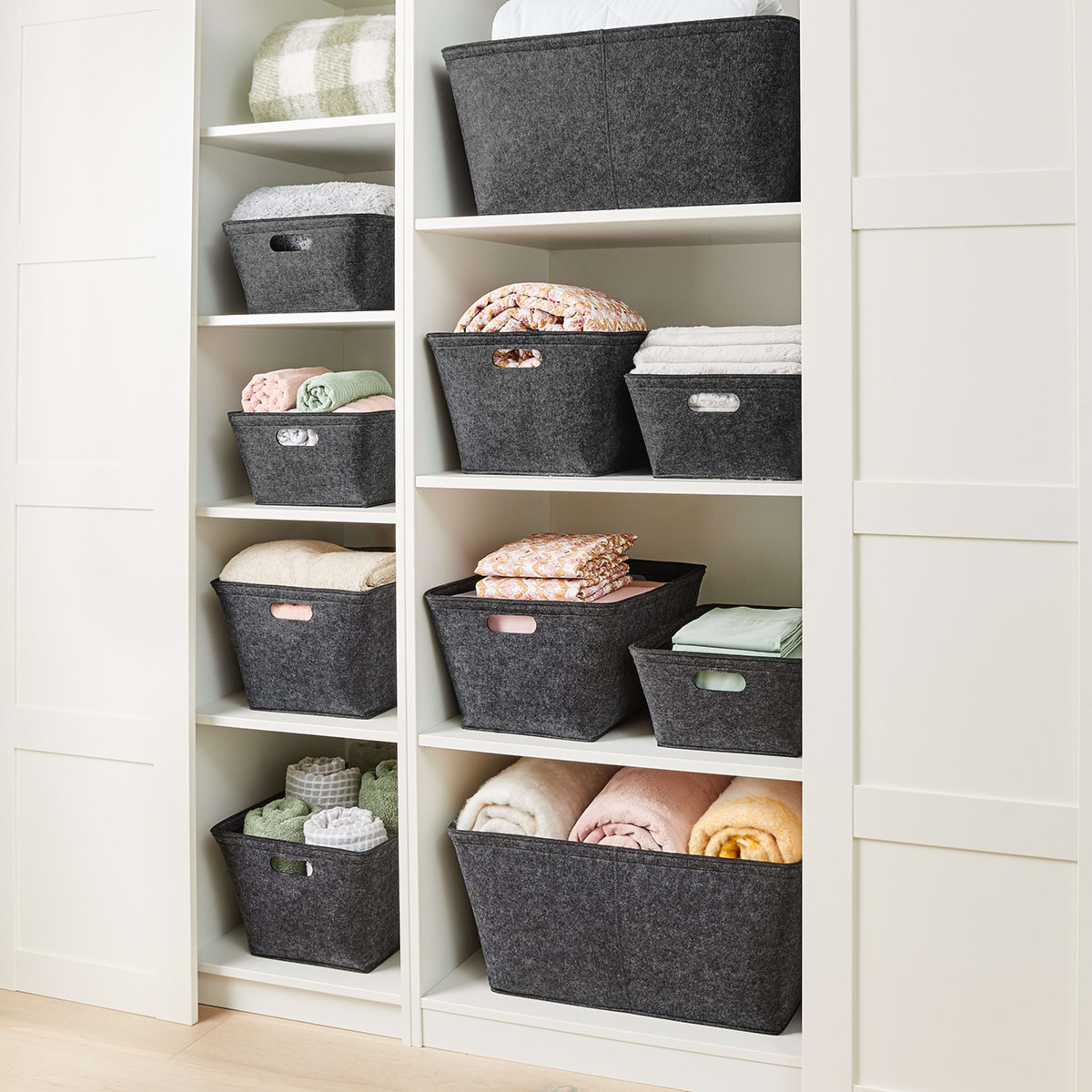 10 Felt Tub - Medium, Charcoal, 10 of 10