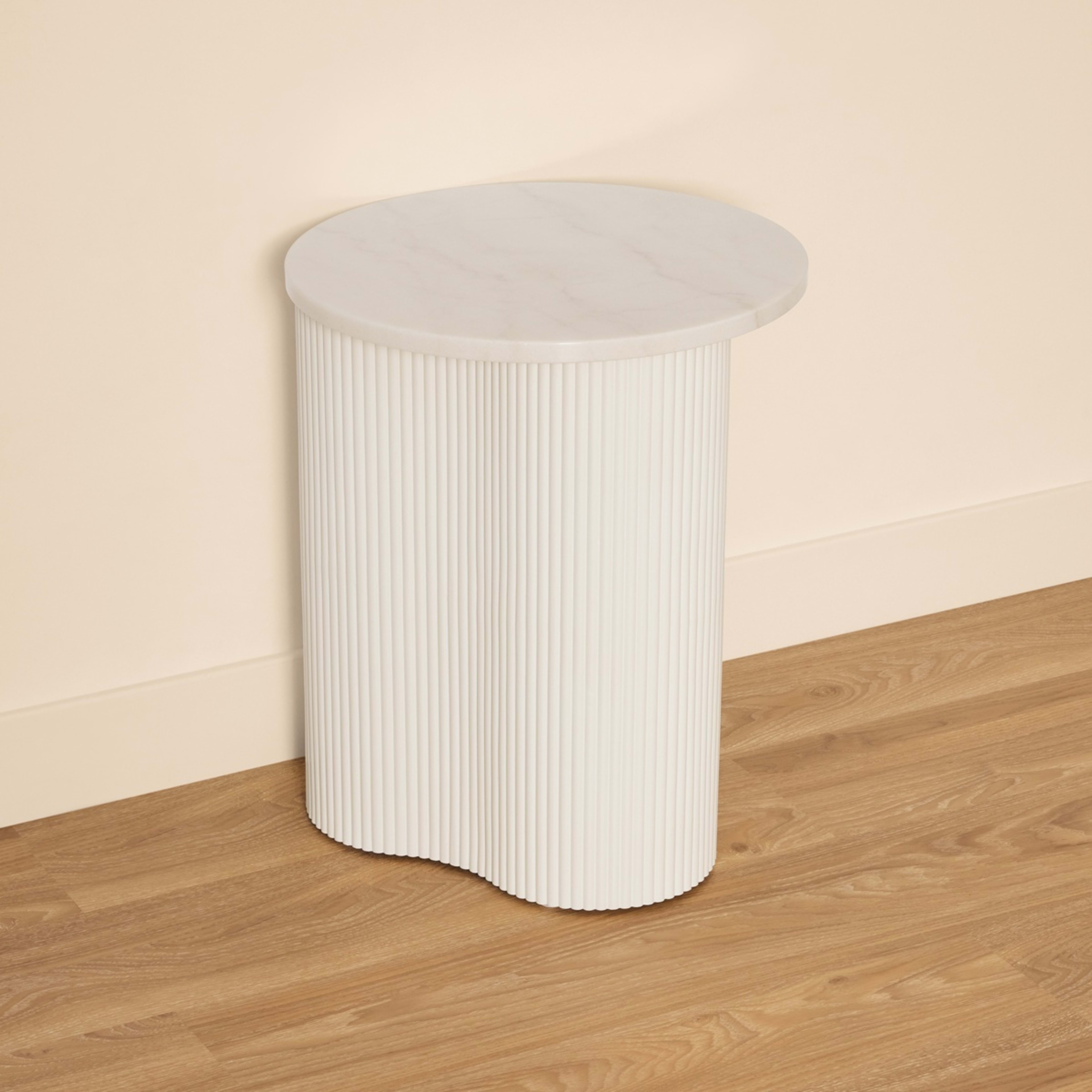 3 Round Marble Side Table, 3 of 5