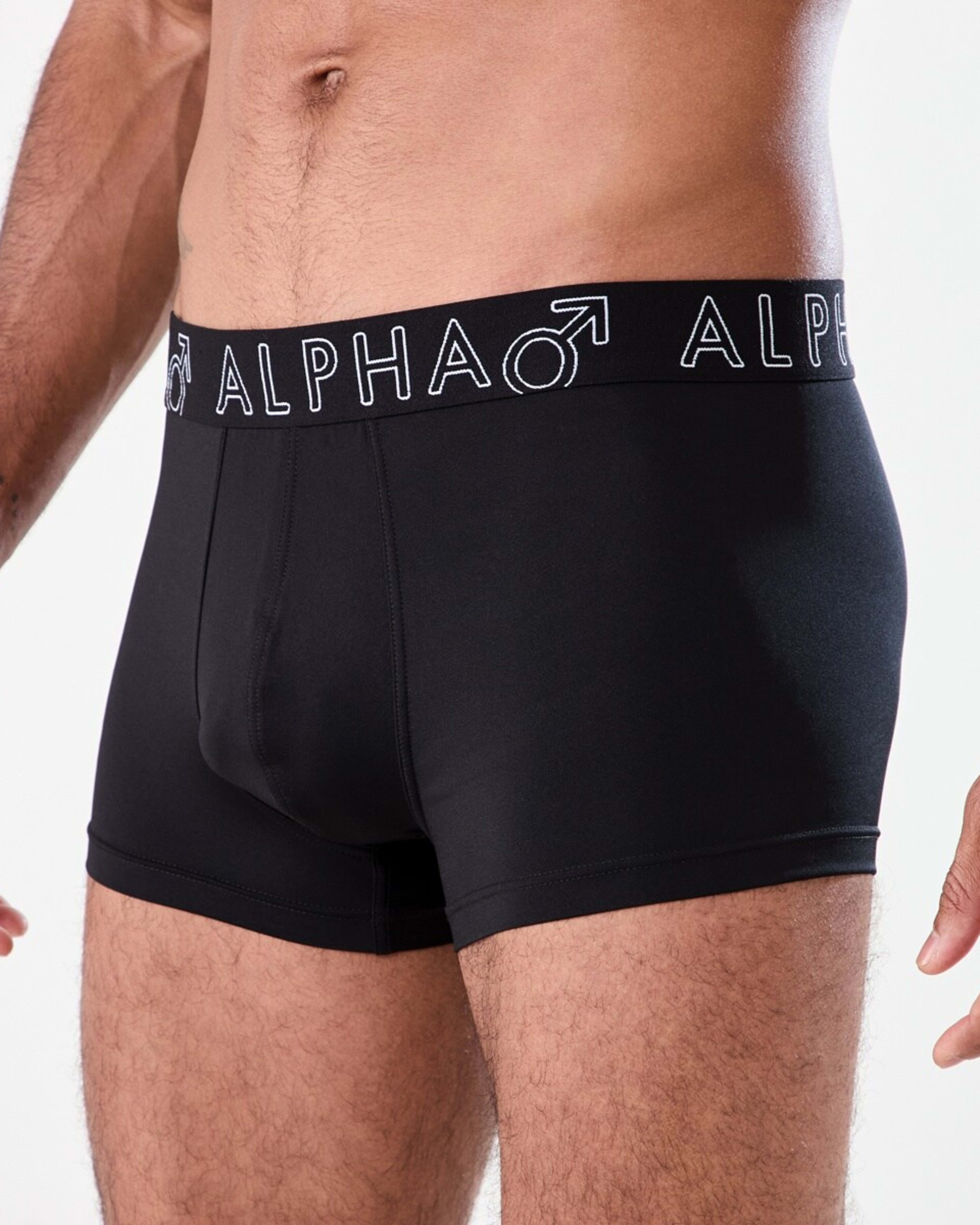 3 3 Pack Microfibre Trunks ALL BLACK, 3 of 5