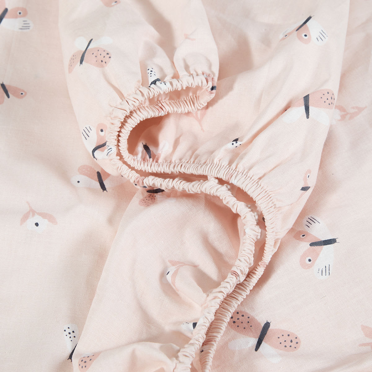 2 Pack Fitted Cotton Cot Sheets Butterfly Kmart