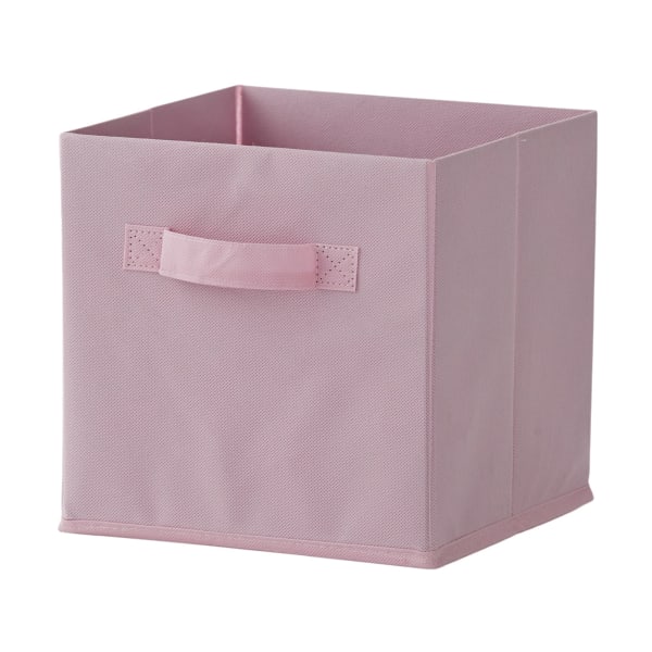 Non Woven Collapsible Storage Cube Pink Set Of 3 Kmart Non Woven Collapsible Storage Cube, Pink Fabric Storage Cubes