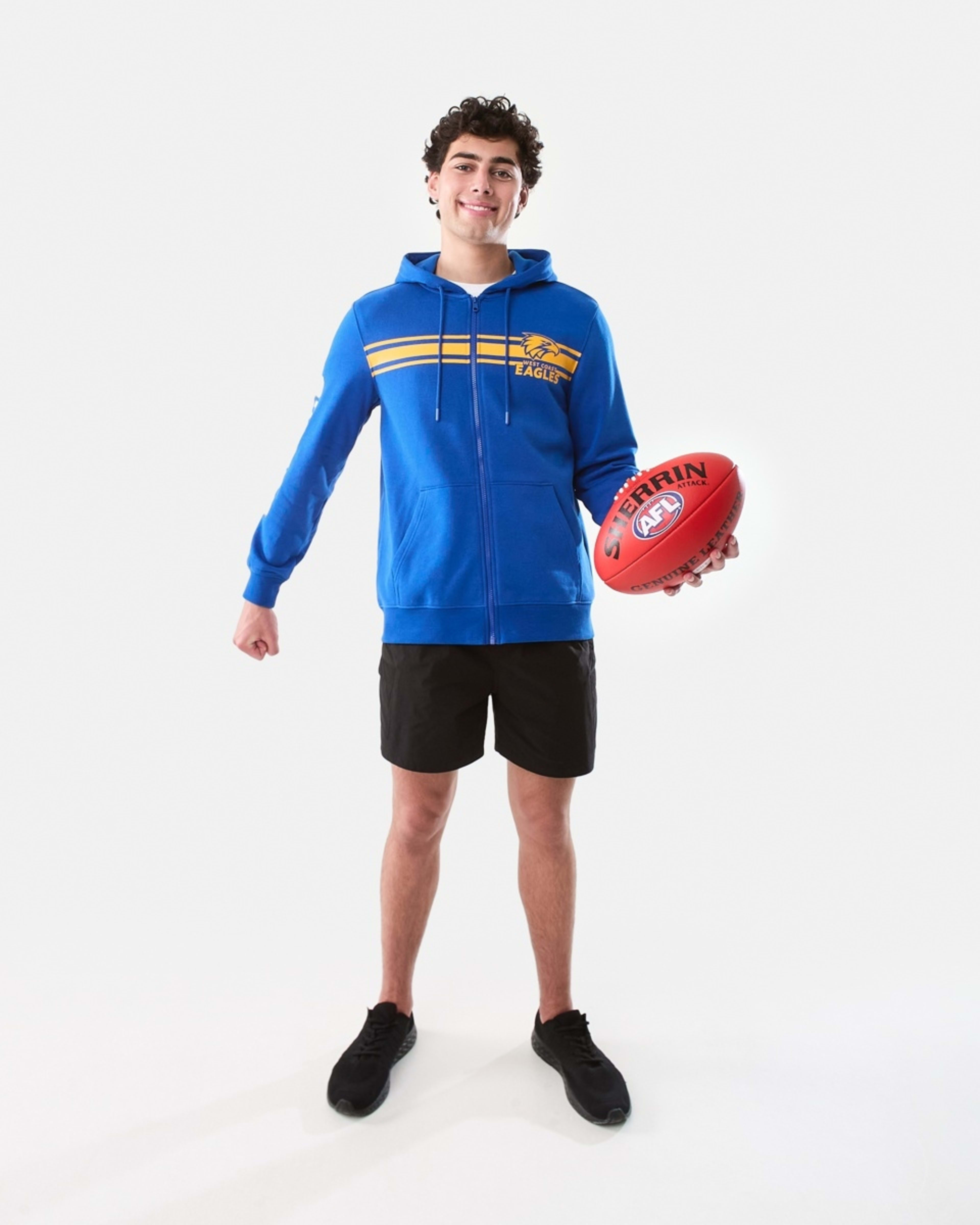 1 Official AFL Adult Zip Through Hoodie West Coast