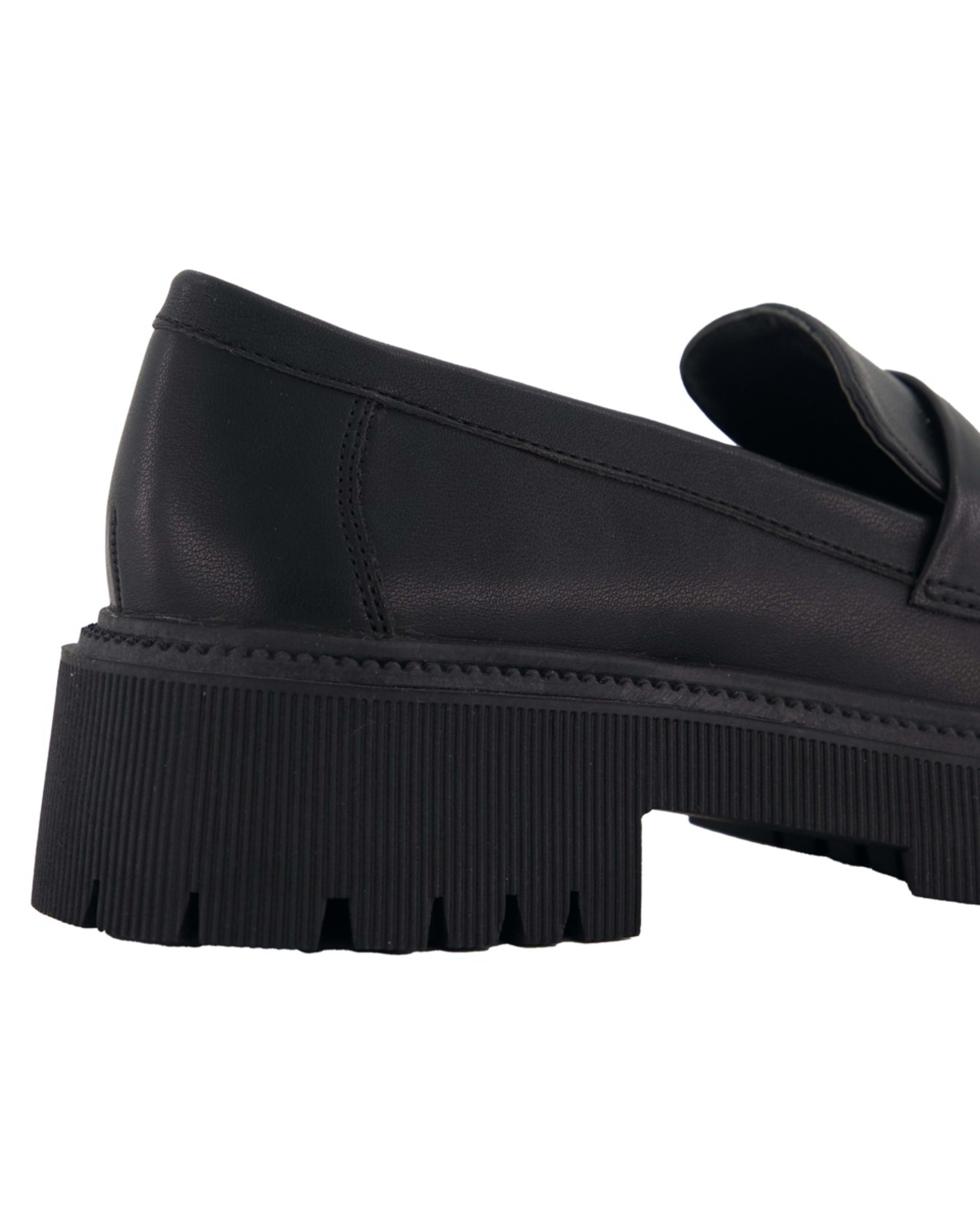 4 Saddle Chunky Loafers Black, 4 of 5