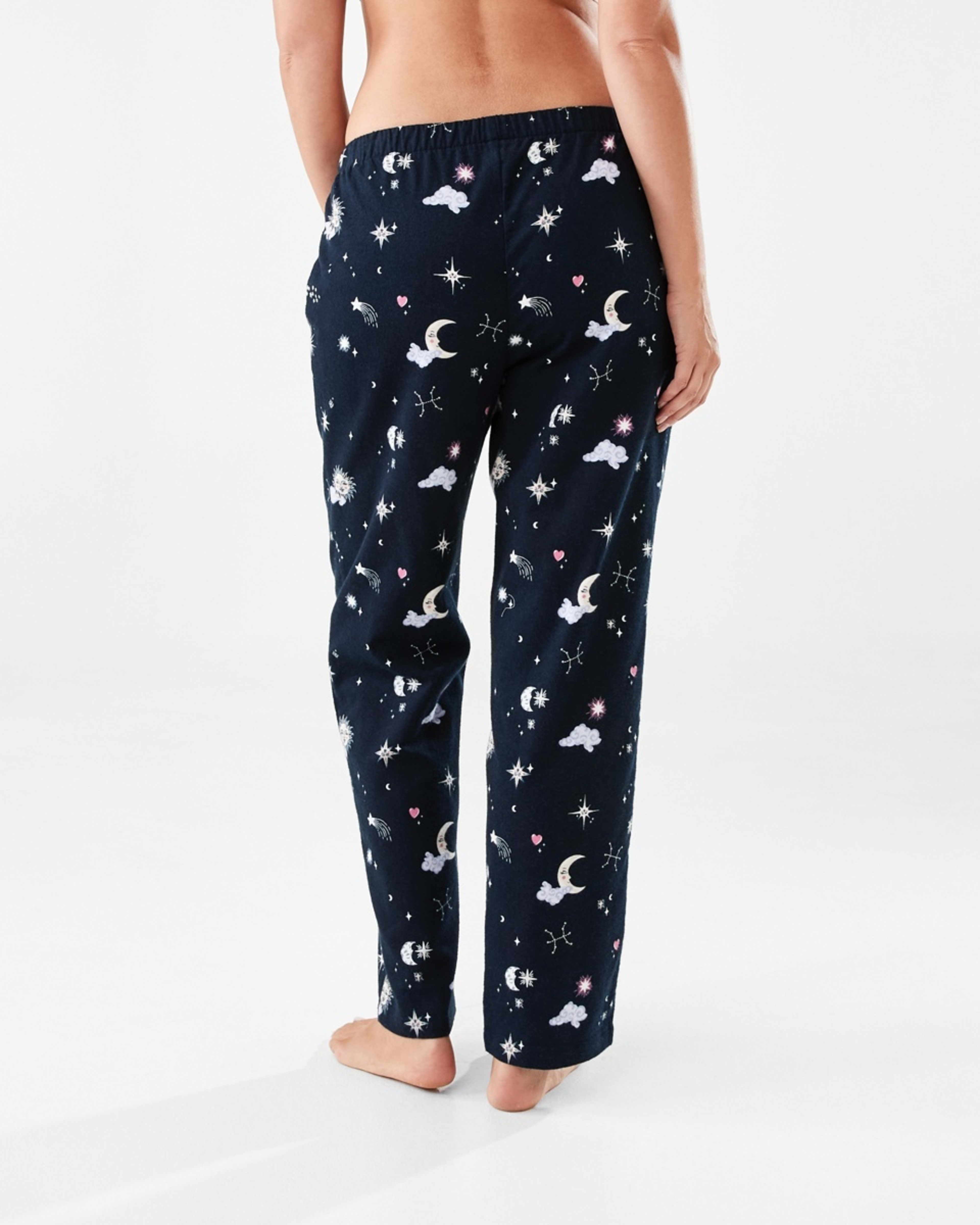 3 Printed Flannel Pants Cosmic, 3 of 5