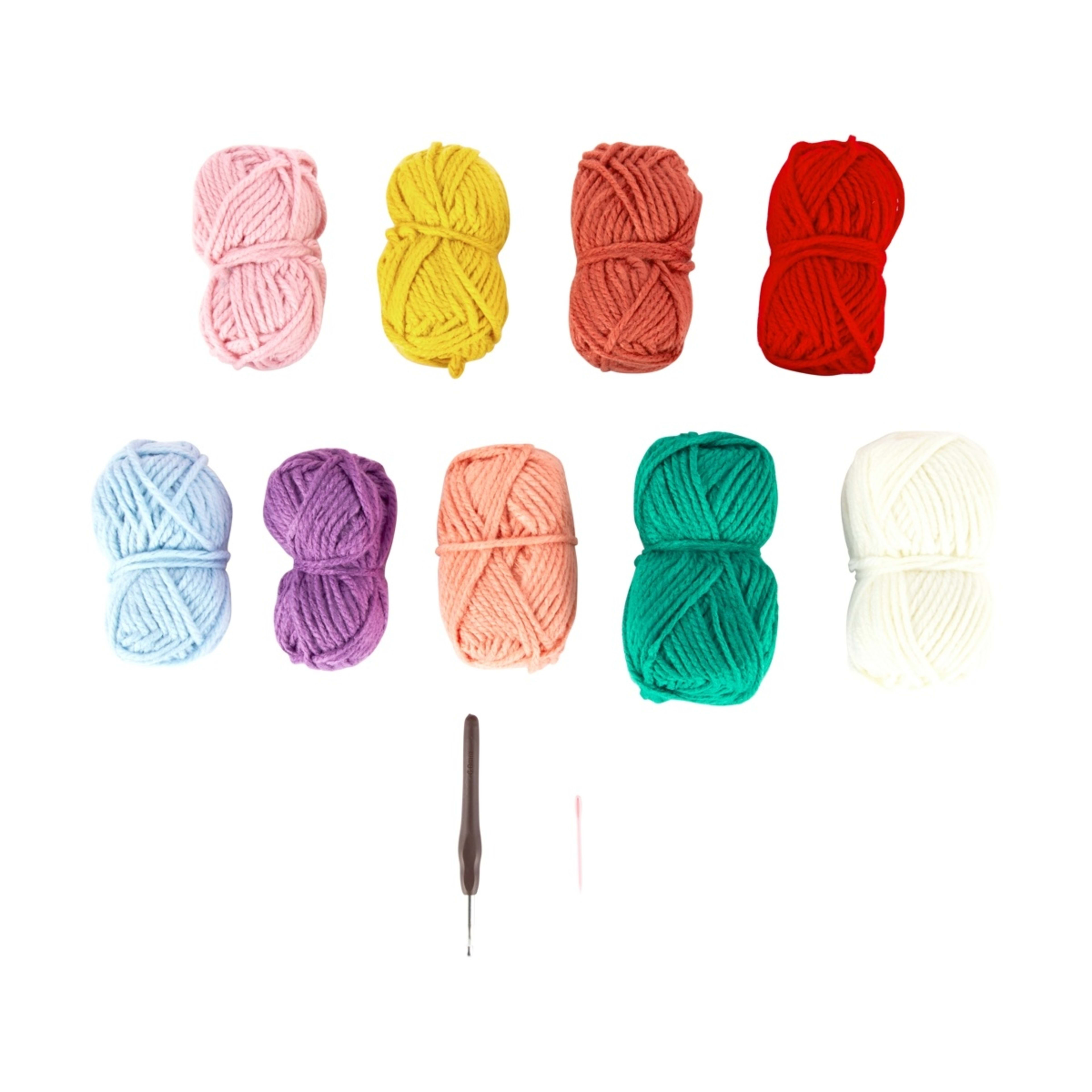 2 Crochet Scarf Craft Kit, 2 of 4