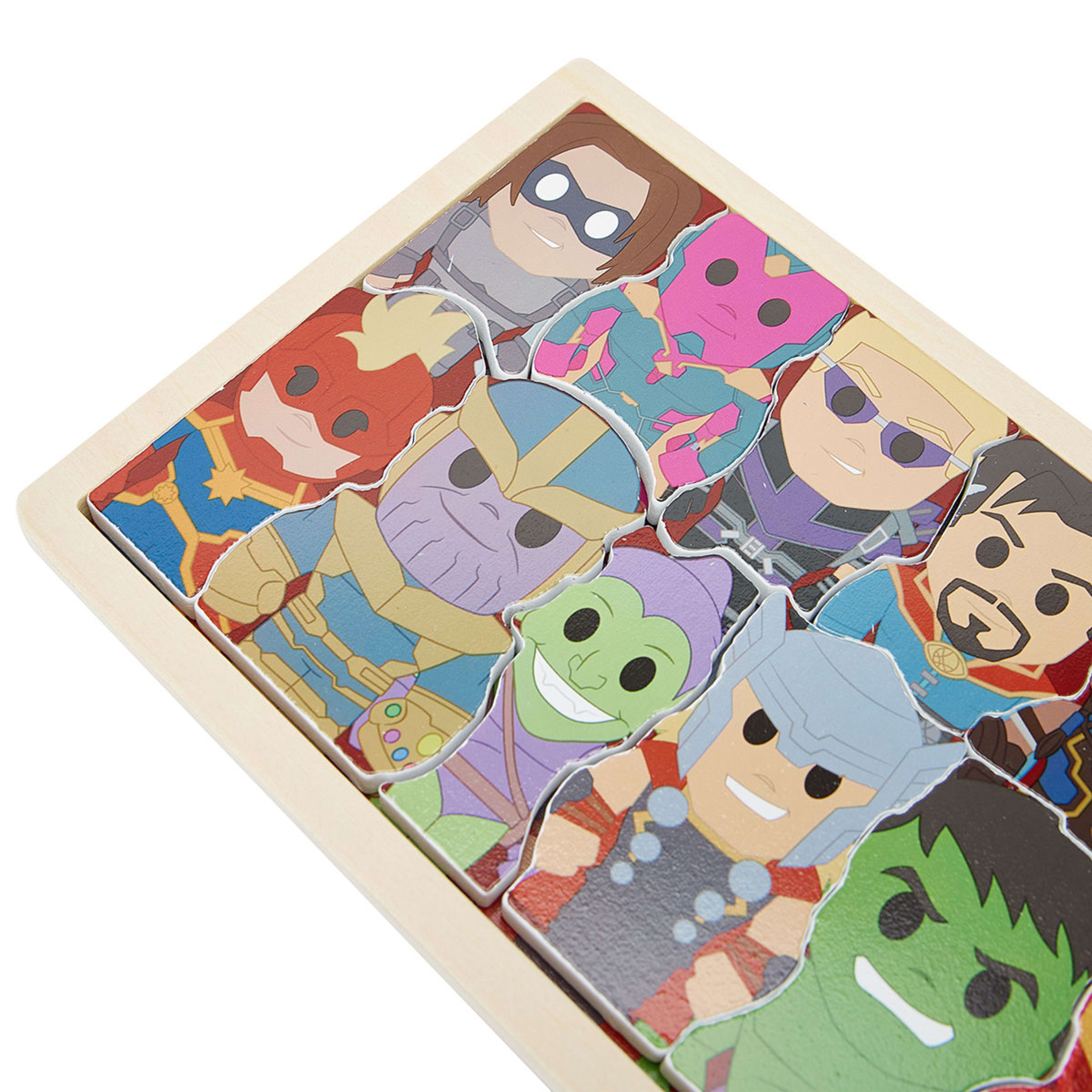 Marvel Wooden Toys Character Puzzle Assorted Kmart