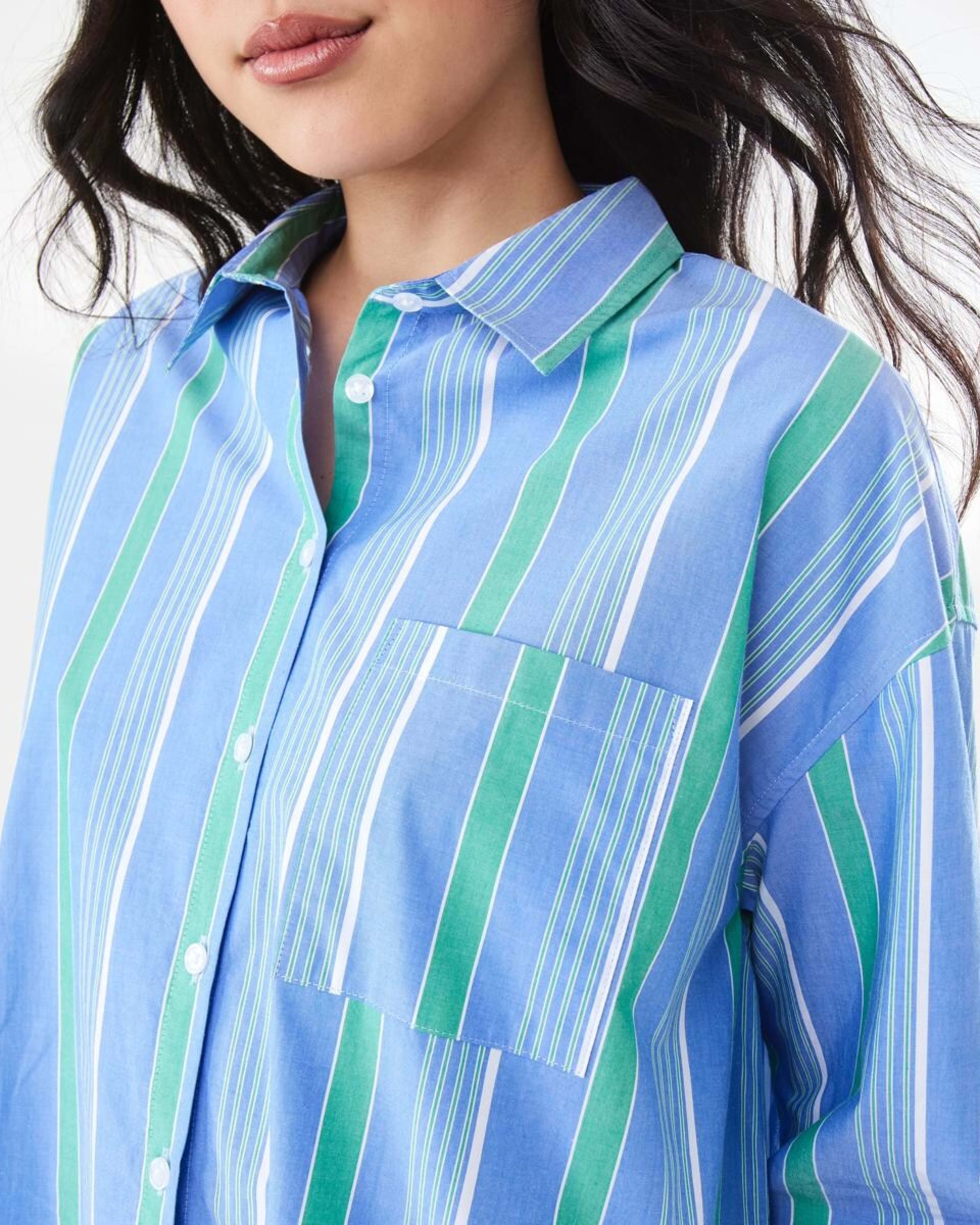 5 Long Sleeve Resort Shirt POP STRIPE BLUE MARINE, 5 of 9