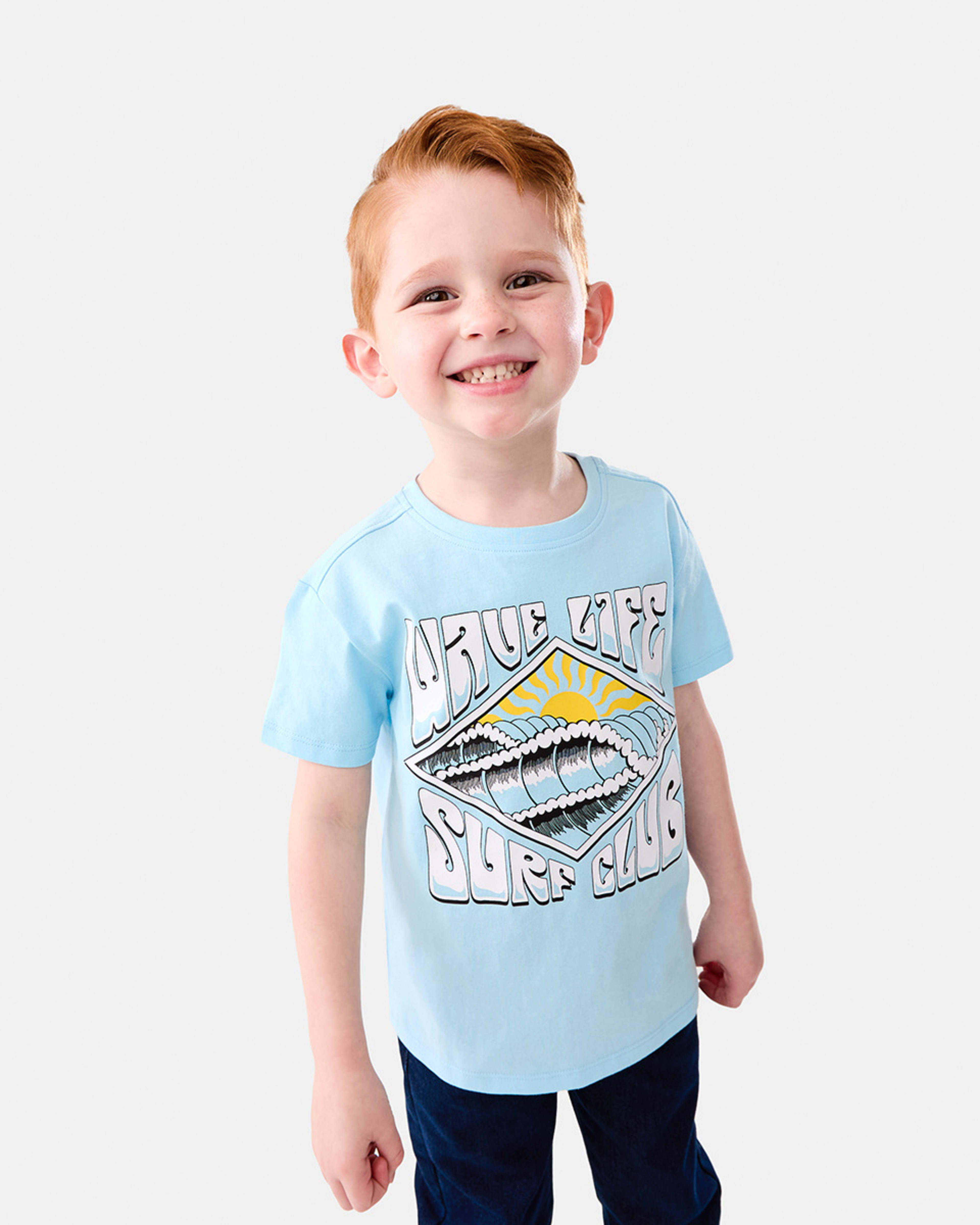 1 Chest Print T-shirt Cry Surf, 1 of 8