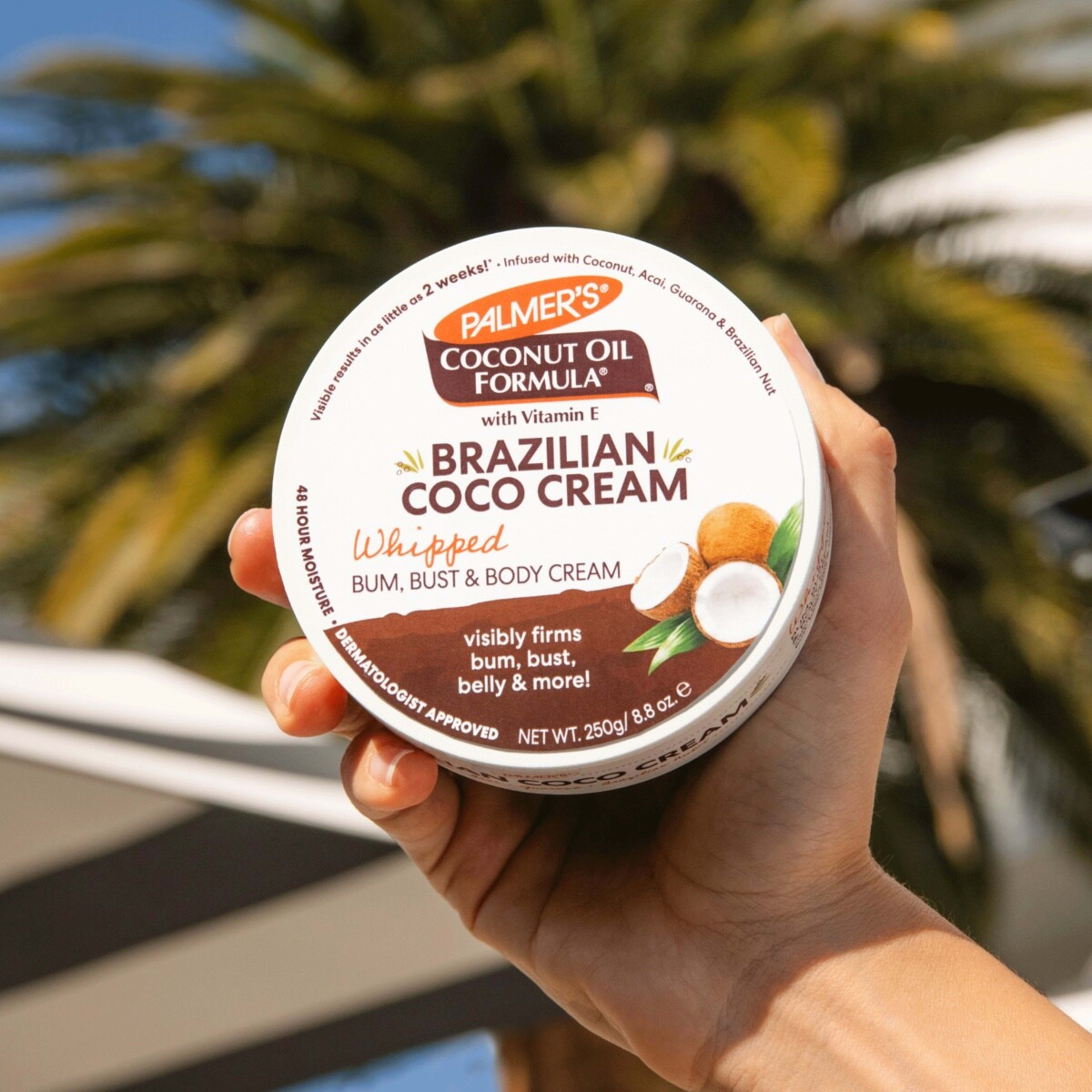 5 Palmers Coconut Oil Formula Brazilian Coco Whipped Bum, Bust and Body Cream 250g - Vitamin E, 5 of 9