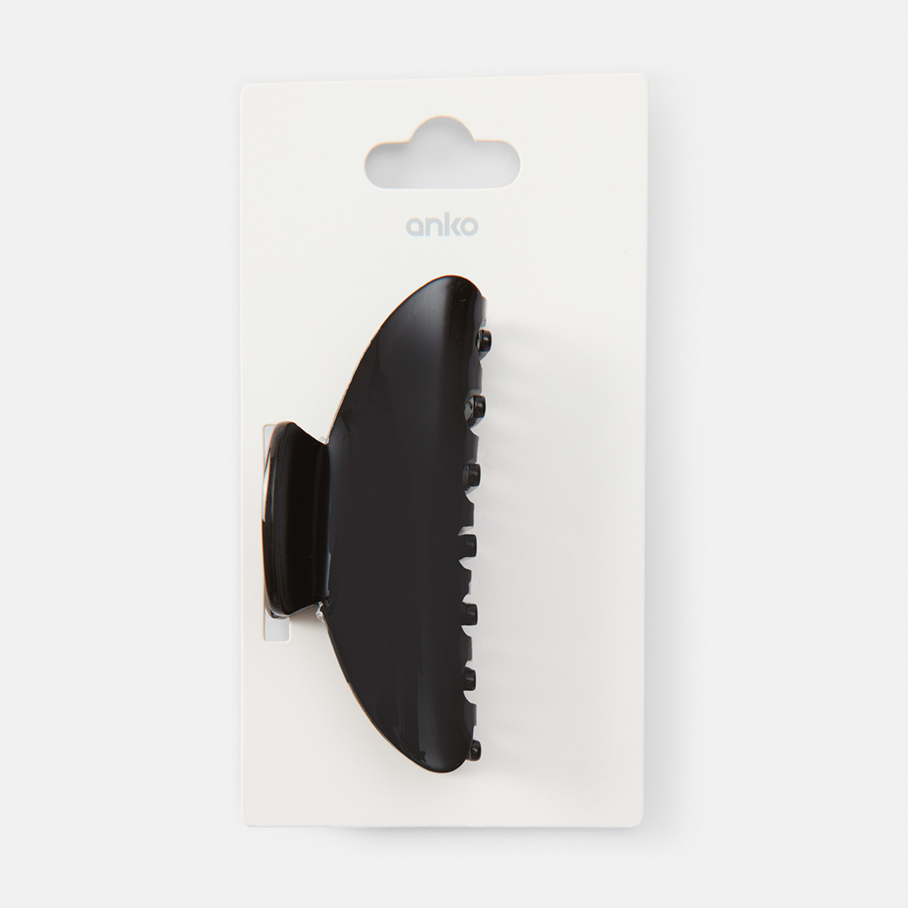 4 Black Half Moon Claw Hair Clip, 4 of 4