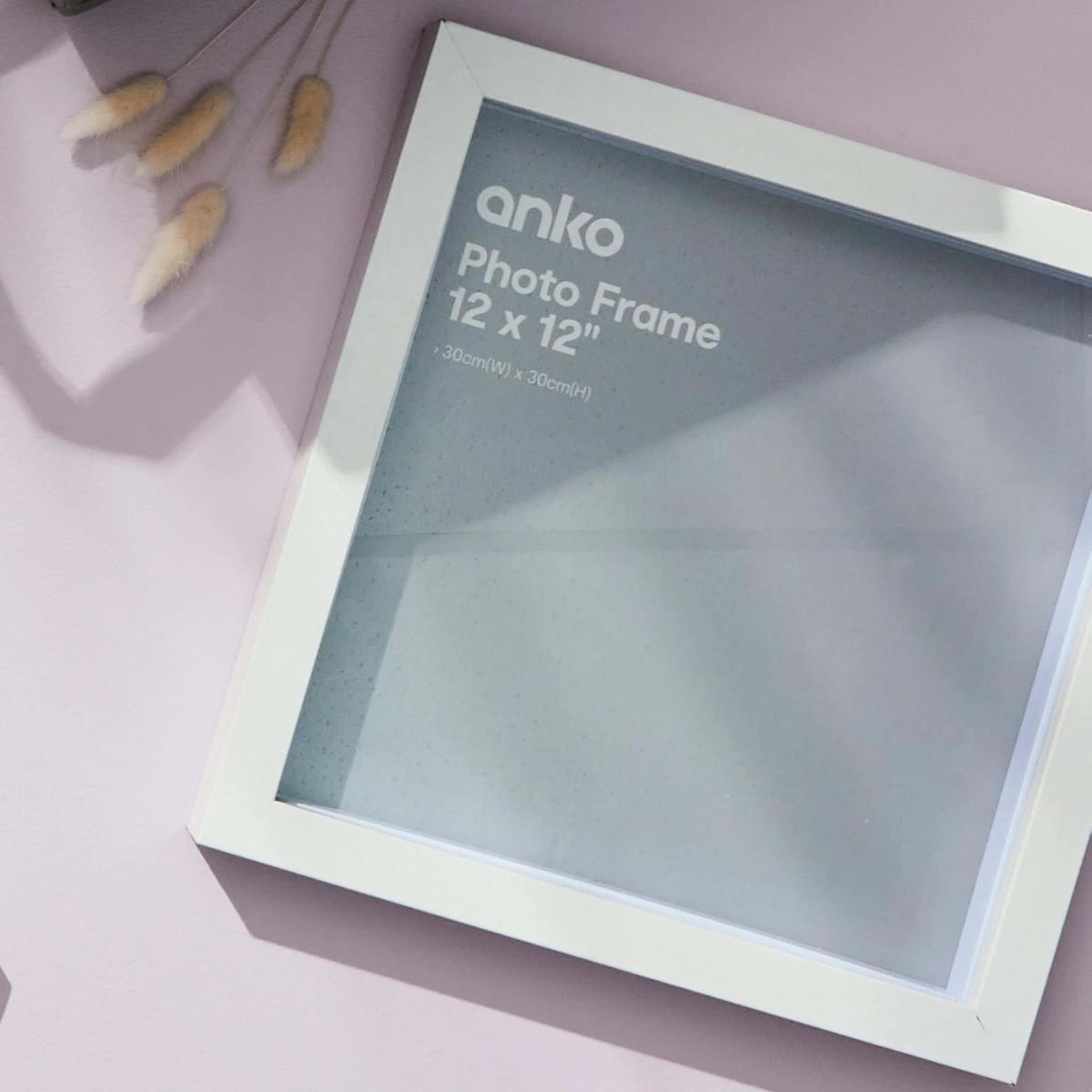 4 Shadow Box Frame - 12in. x 12in. (30.5cm x 30.5cm), White, 4 of 4