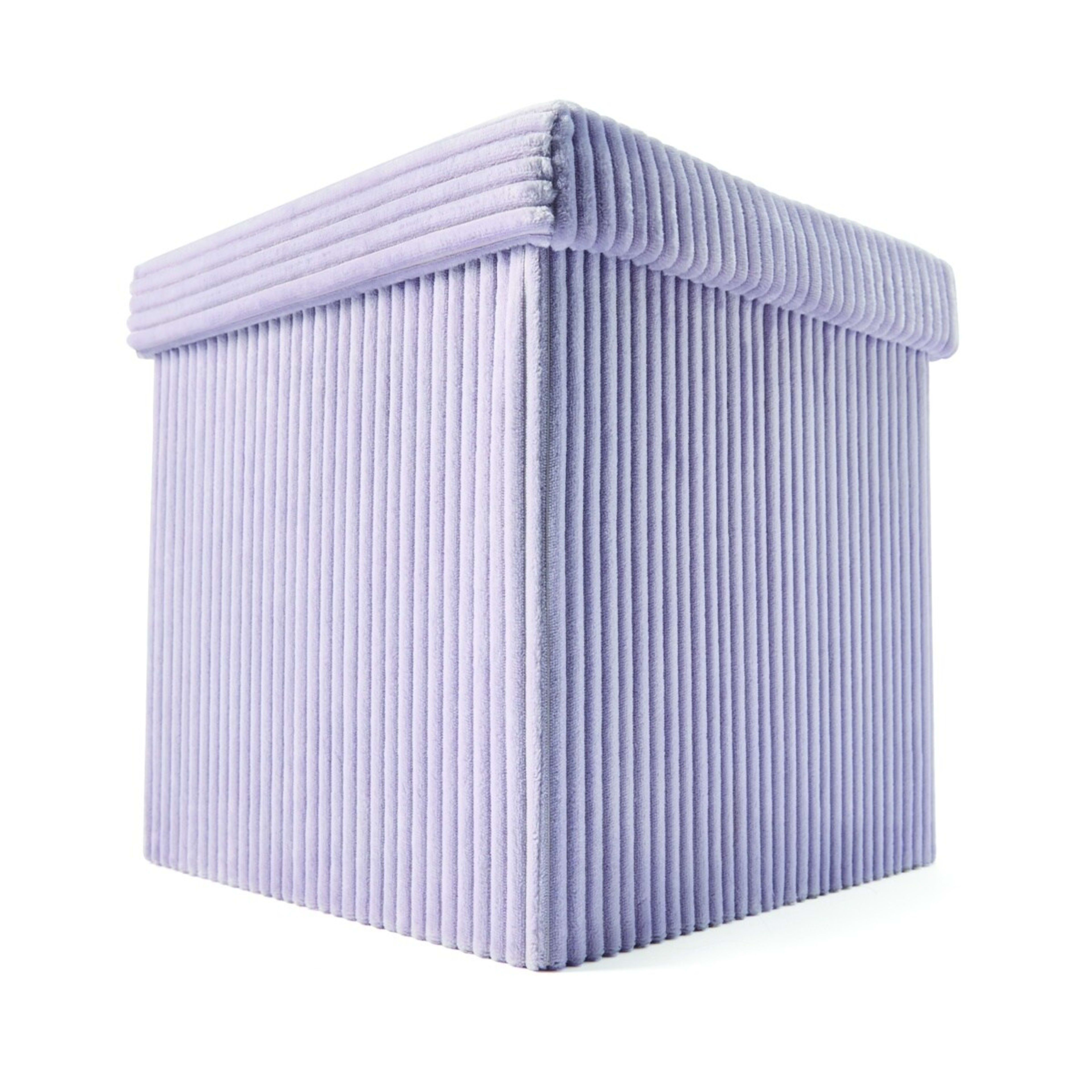 2 Square Storage Ottoman - Purple, 2 of 10