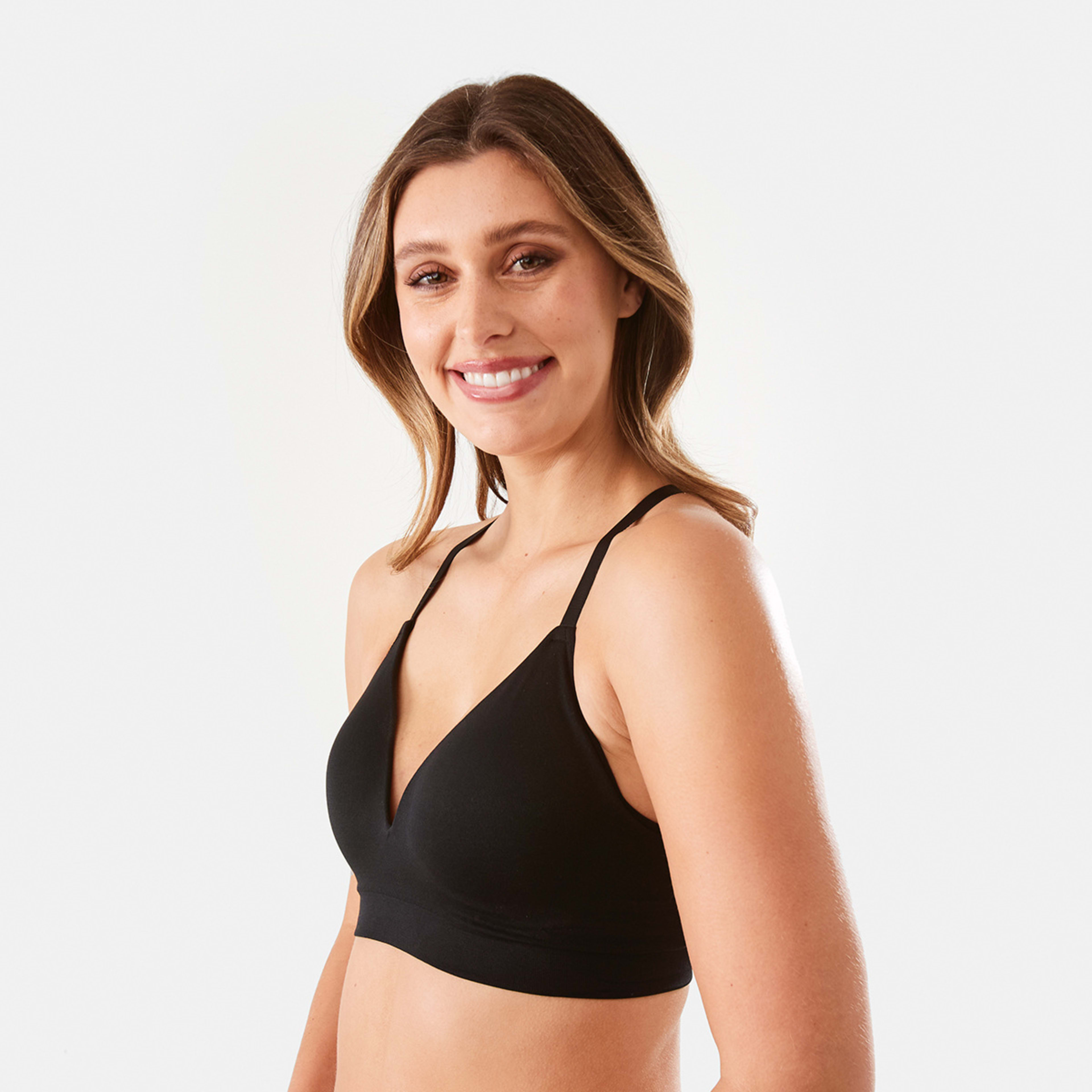 5 2 Pack Wirefree Racerback T-shirt Bra Sc Bk, 5 of 9