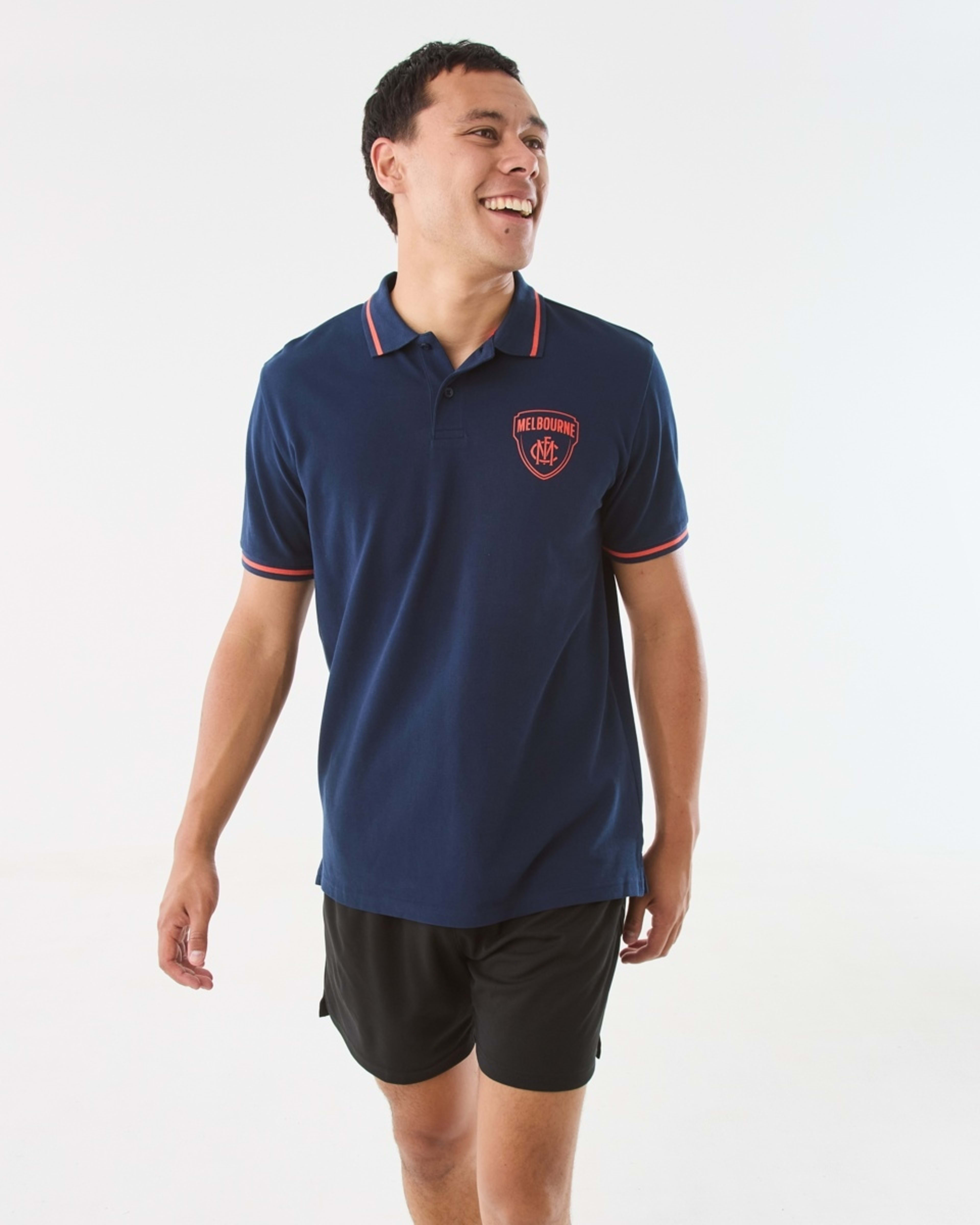 1 Official AFL Adult Polo Shirt Melbourne, 1 of 6
