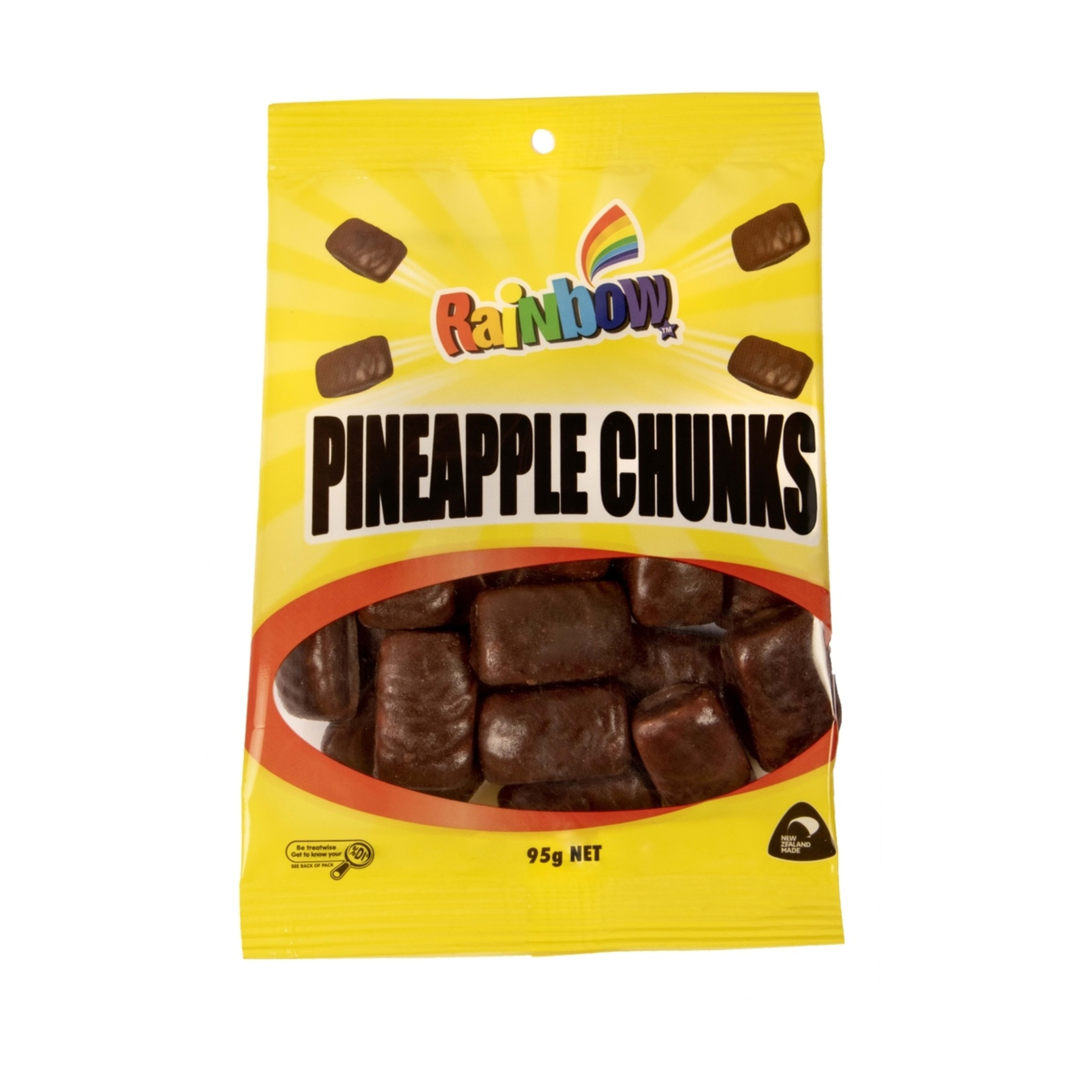 1 Rainbow Pineapple Chunks 95g