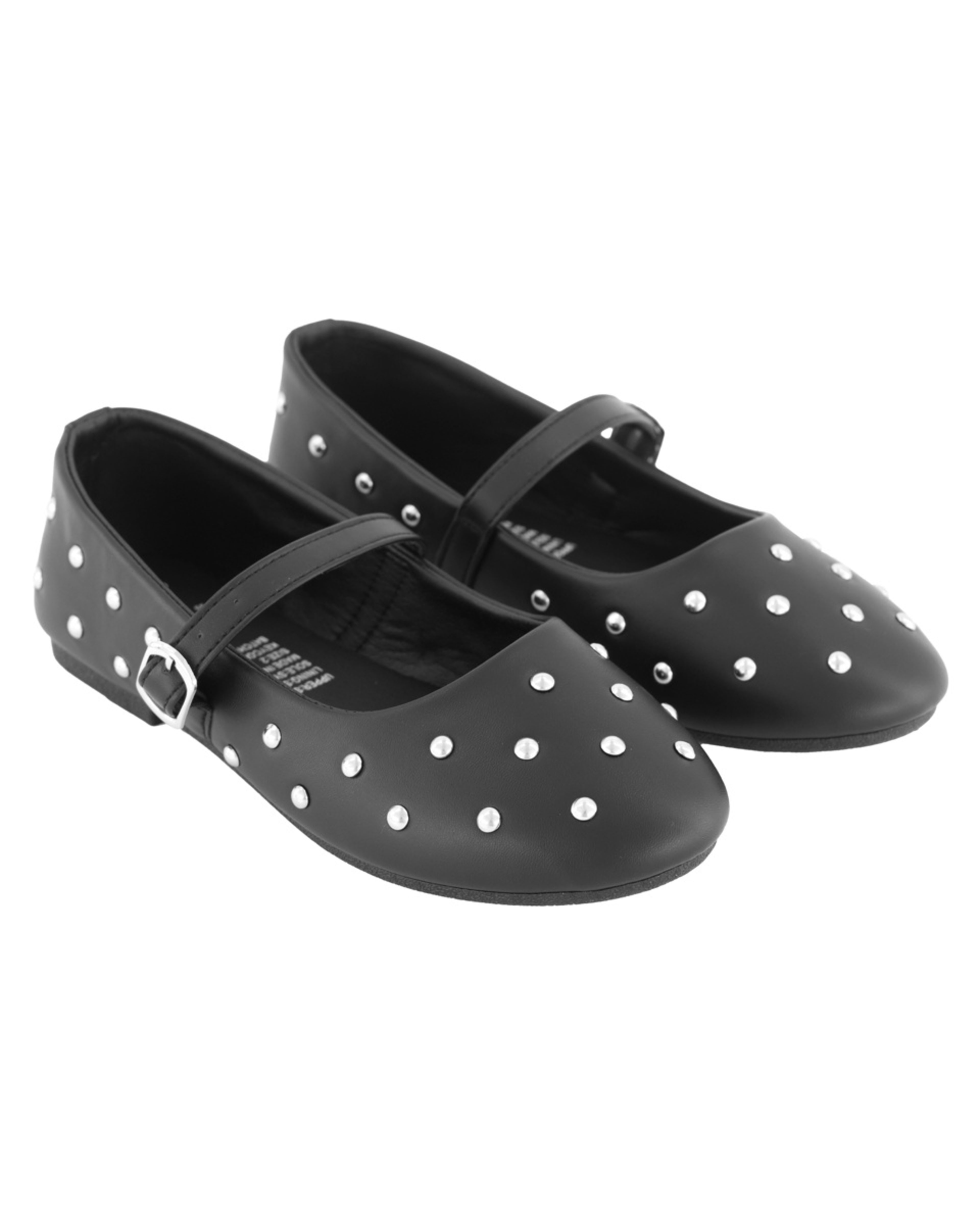 4 Senior Stud Flats Black, 4 of 5